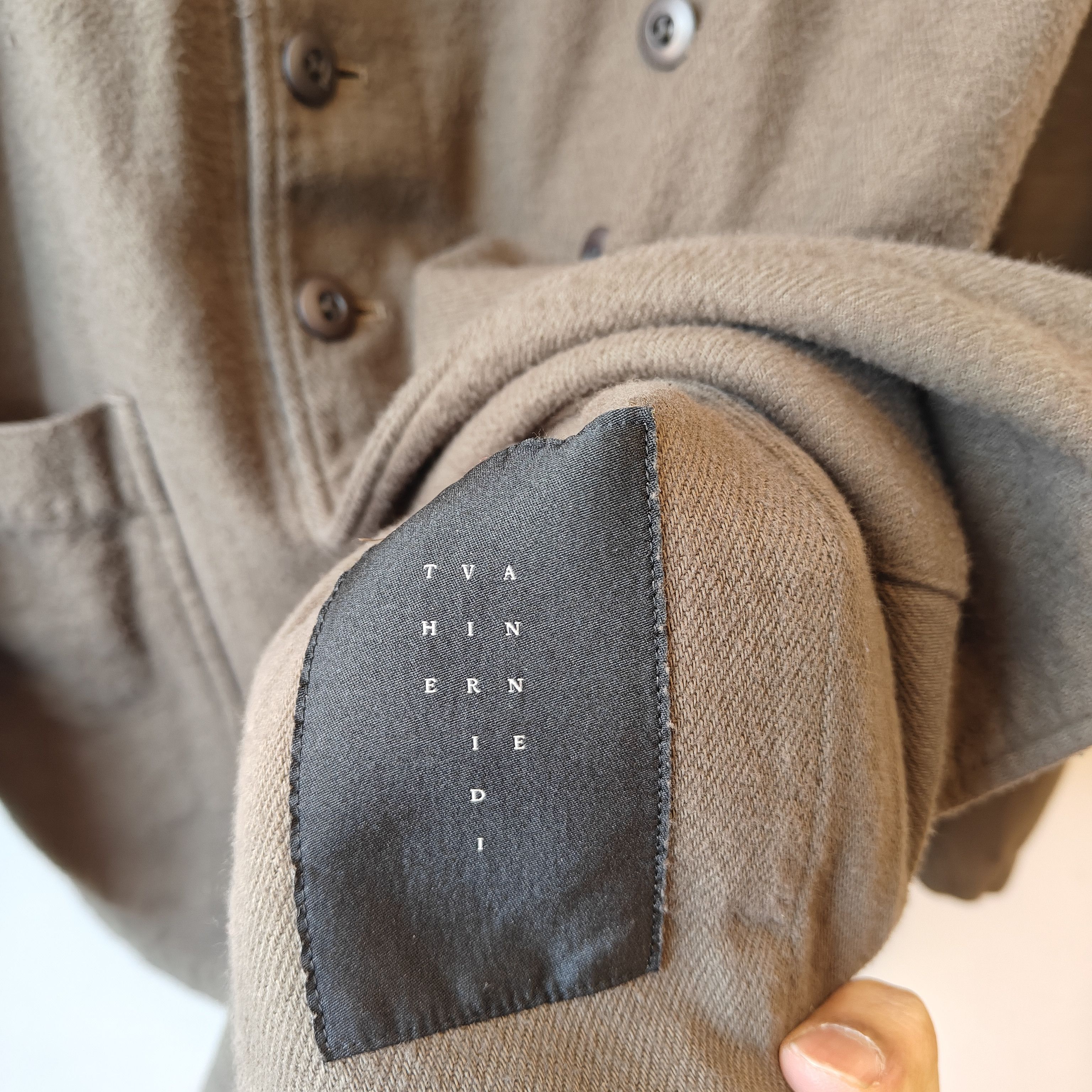 The Viridi-anne NWT BRUSHED TWILL Double Breasted JACKET Size 2/M $1135 Size US M / EU 48-50 / 2 - 21 Thumbnail