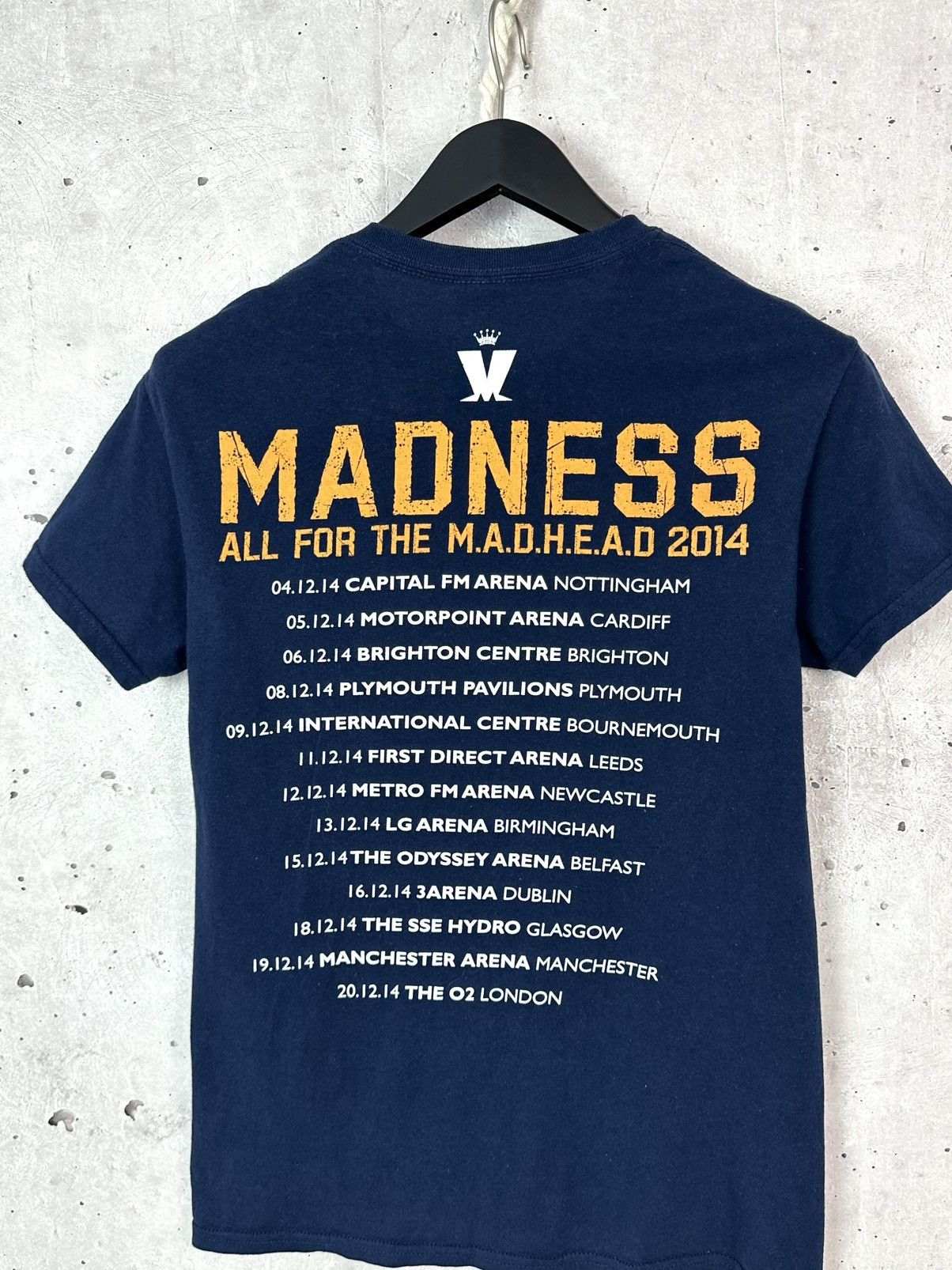 Band Tees Vintage Madness Mad Head Blue Cotton T-shirt Size US S / EU 44-46 / 1 - 5 Thumbnail