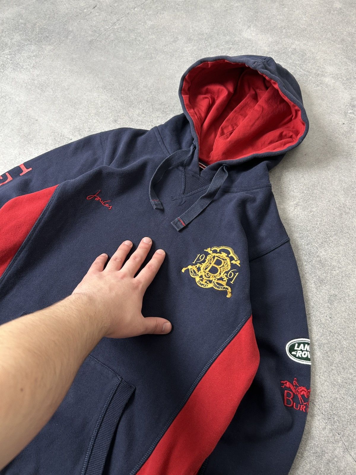 Rugby Ralph Lauren Vintage Joules Land Rover big logo rugby hoodies mens Size US S / EU 44-46 / 1 - 5 Thumbnail