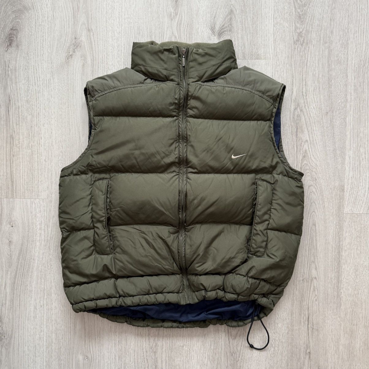 Vintage Y2K Nike Down Puffer Vest L