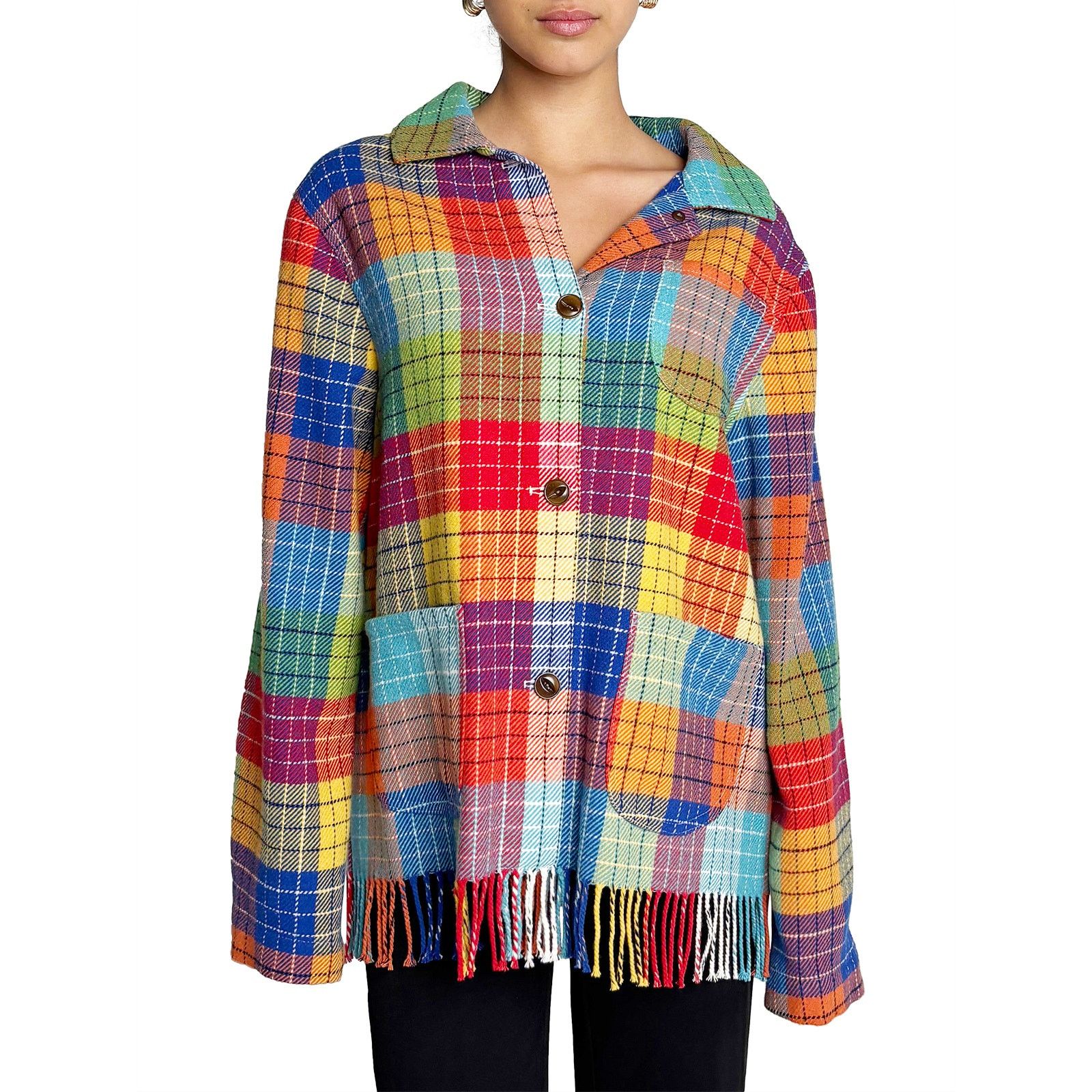 YMC Rainbow check wool jacket Size S / US 4 / IT 40 - 1 Thumbnail