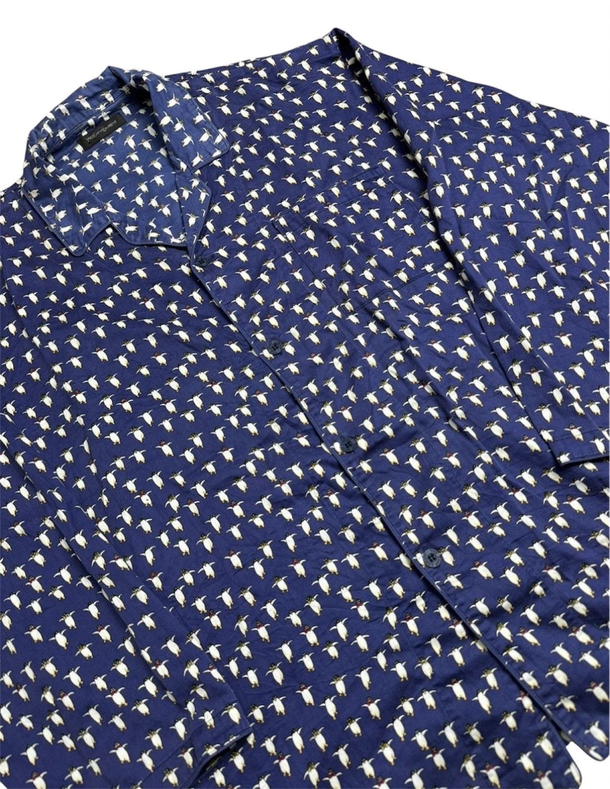 Yves Saint Laurent Yves saint laurend full print shirt Size US XL / EU 56 / 4 - 2 Thumbnail