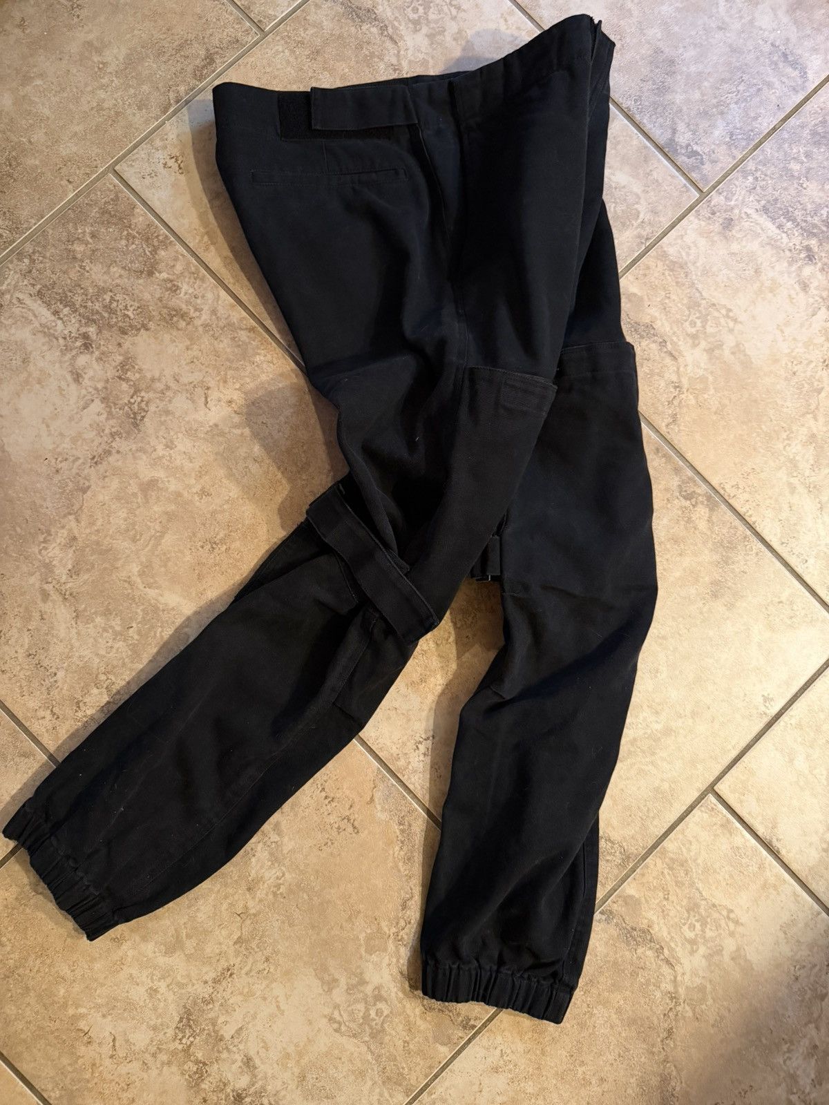 Yeezy Season 3 Men's Velcro Strap Moto Cargo Pants XL RARE