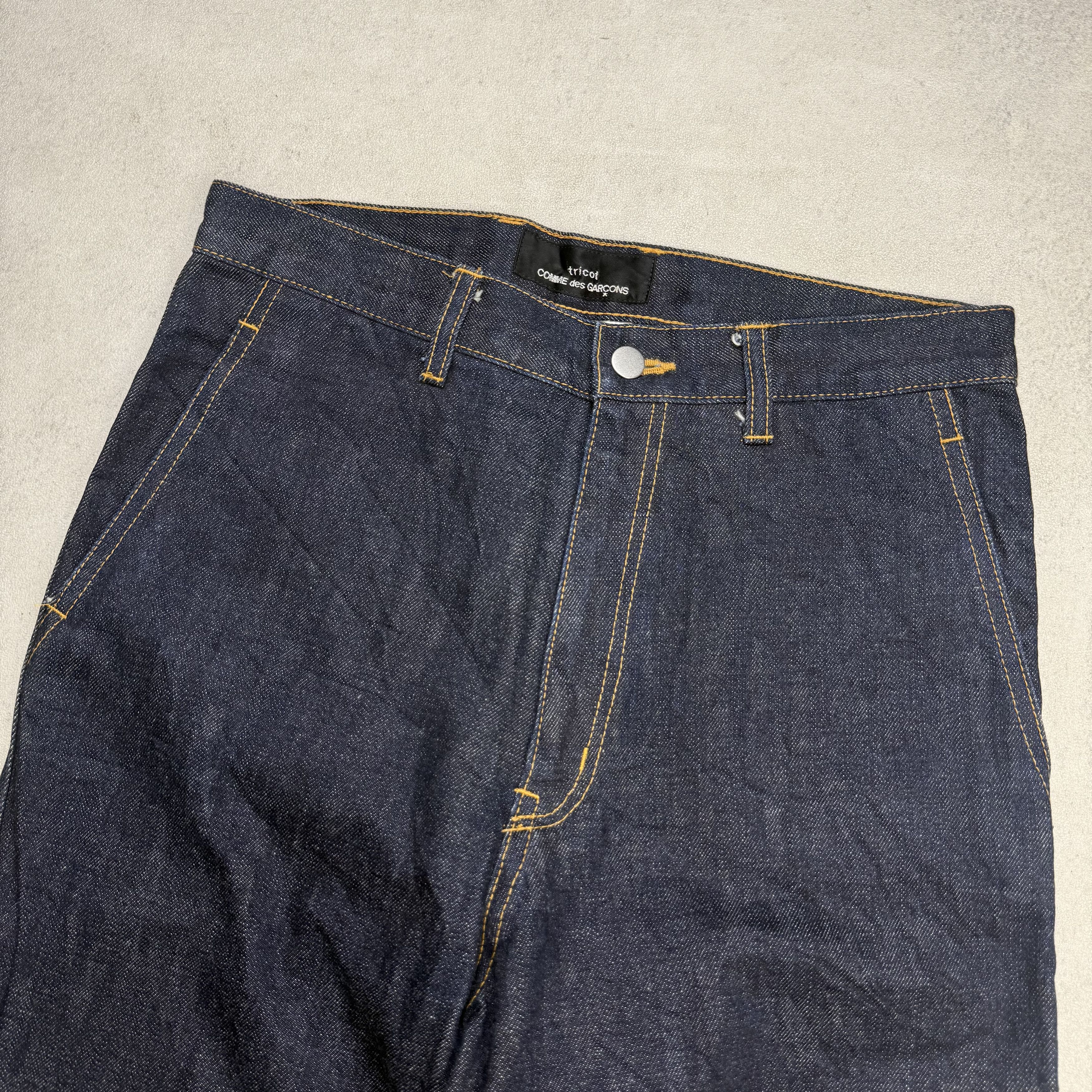 Comme des Garcons AD2006 Tricot Comme Des Garcons Wide Leg Baggy Denim Size US 32 / EU 48 - 3 Thumbnail