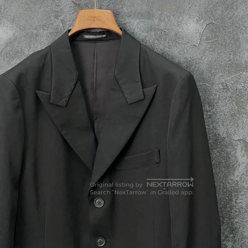 Yohji Yamamoto Yohji Yamamoto Wool Blazer. Size US L / EU 52-54 / 3 - 3 Thumbnail