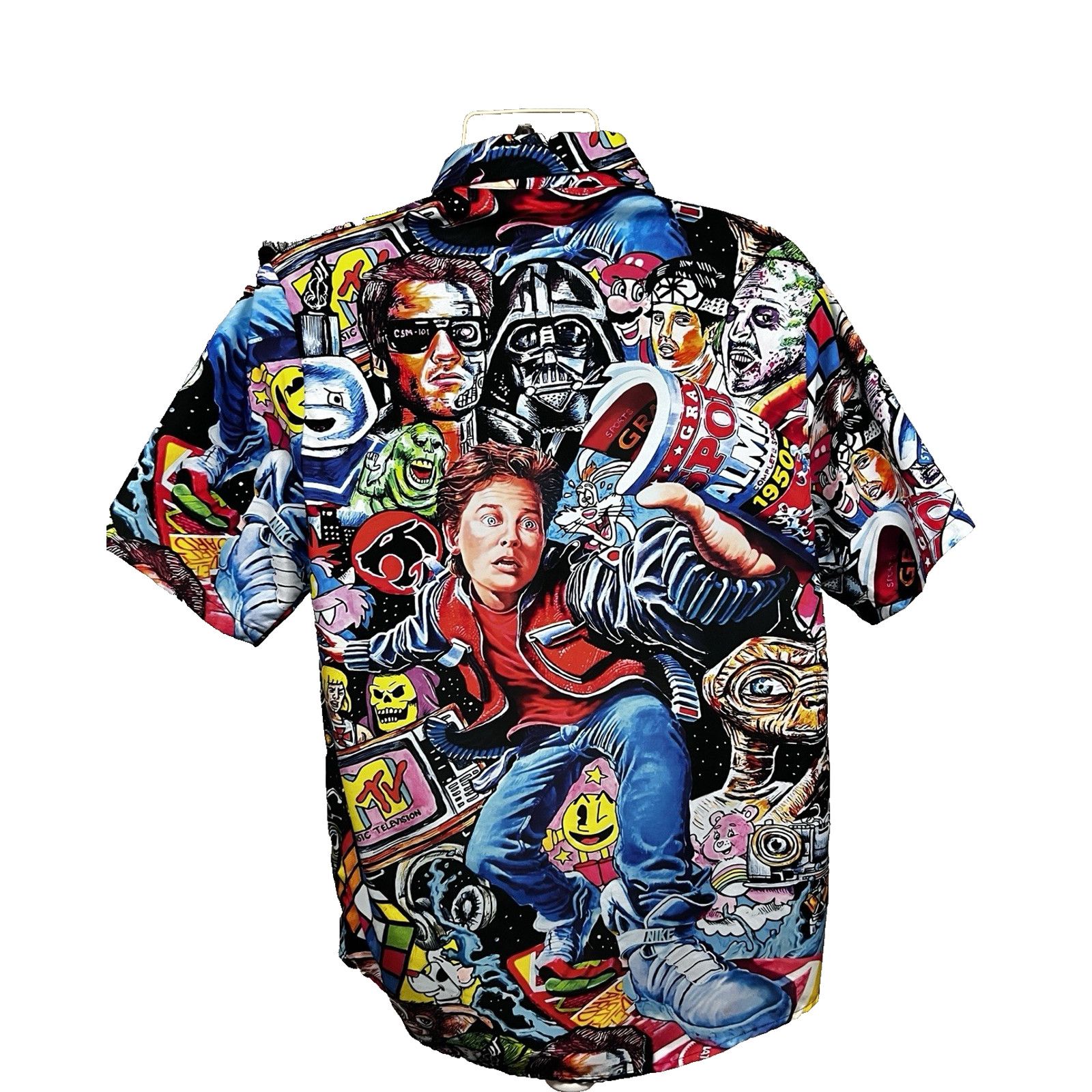 Other 80s Movies All Over Print Hawaiian Button Up Shirt Medium Size US M / EU 48-50 / 2 - 1 Thumbnail