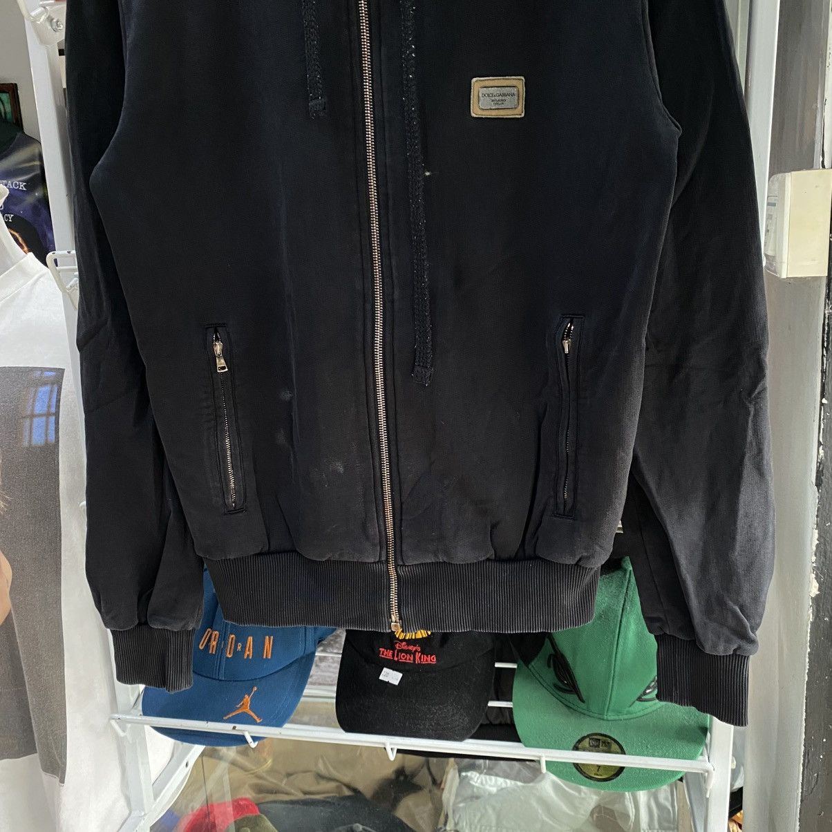 Dolce & Gabbana Vintage Dolce & Gabbana Basic Logo Black y2k hoodie Size S / US 4 / IT 40 - 4 Thumbnail