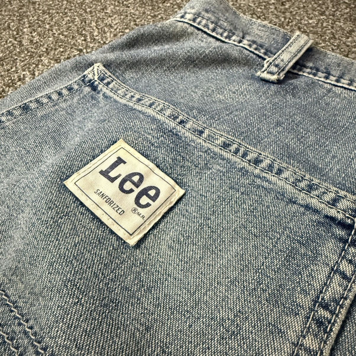 Lee Workwear Vintage 90s Lee Sanforized Carpenter Marbling Denim Size US 30 / EU 46 - 11 Thumbnail