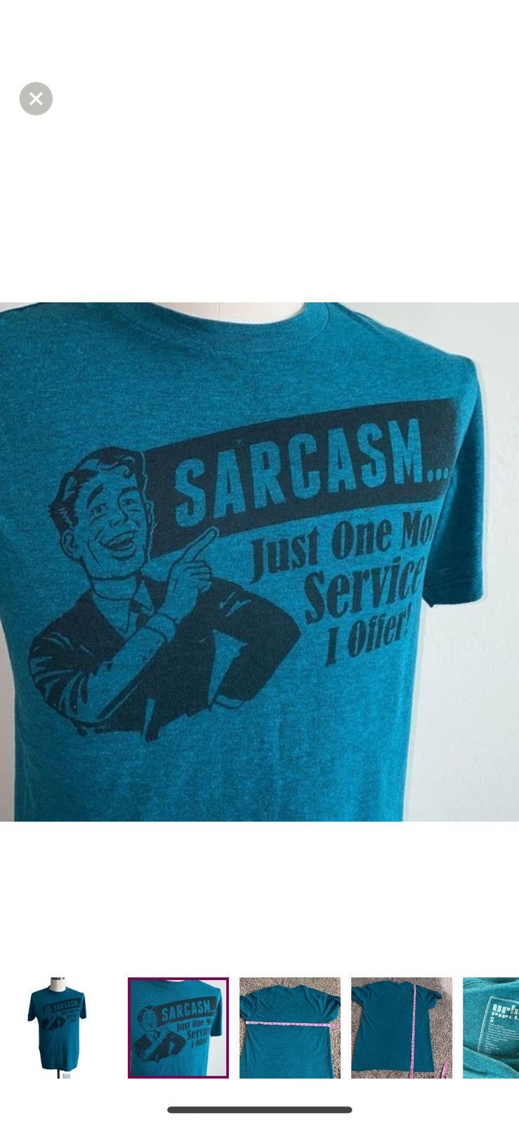 Urban Pipeline Urban pipeline small sarcasm graphic tee Size US S / EU 44-46 / 1 - 5 Thumbnail