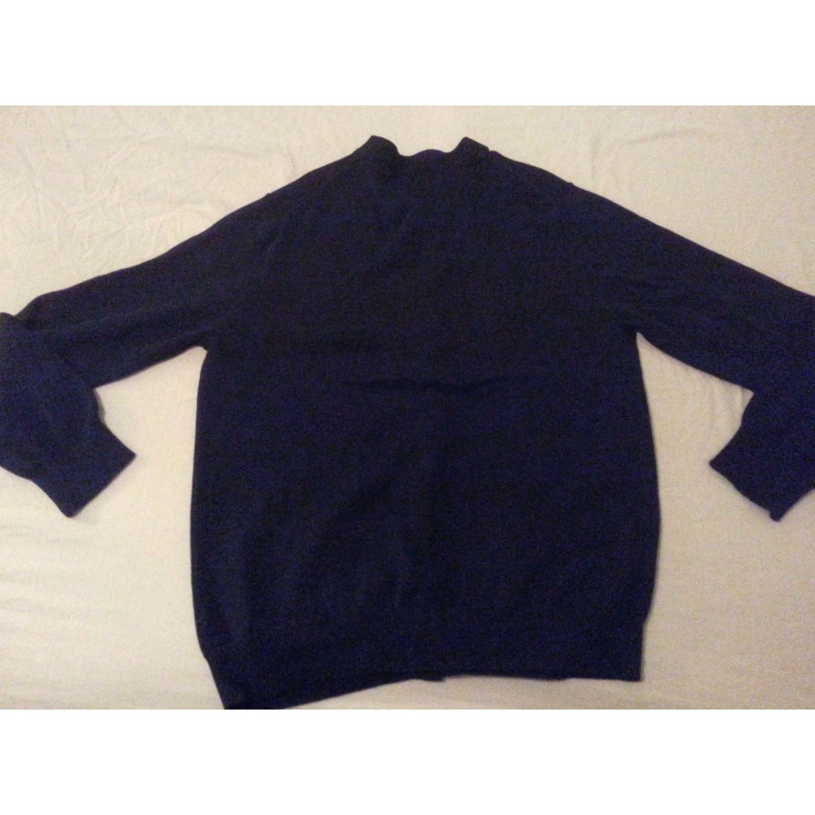 J.Crew Mens J.CREW Sweater Jacket XL Navy Blue Cotton Sweater Men's XL Blue Size US XL / EU 56 / 4 - 2 Thumbnail