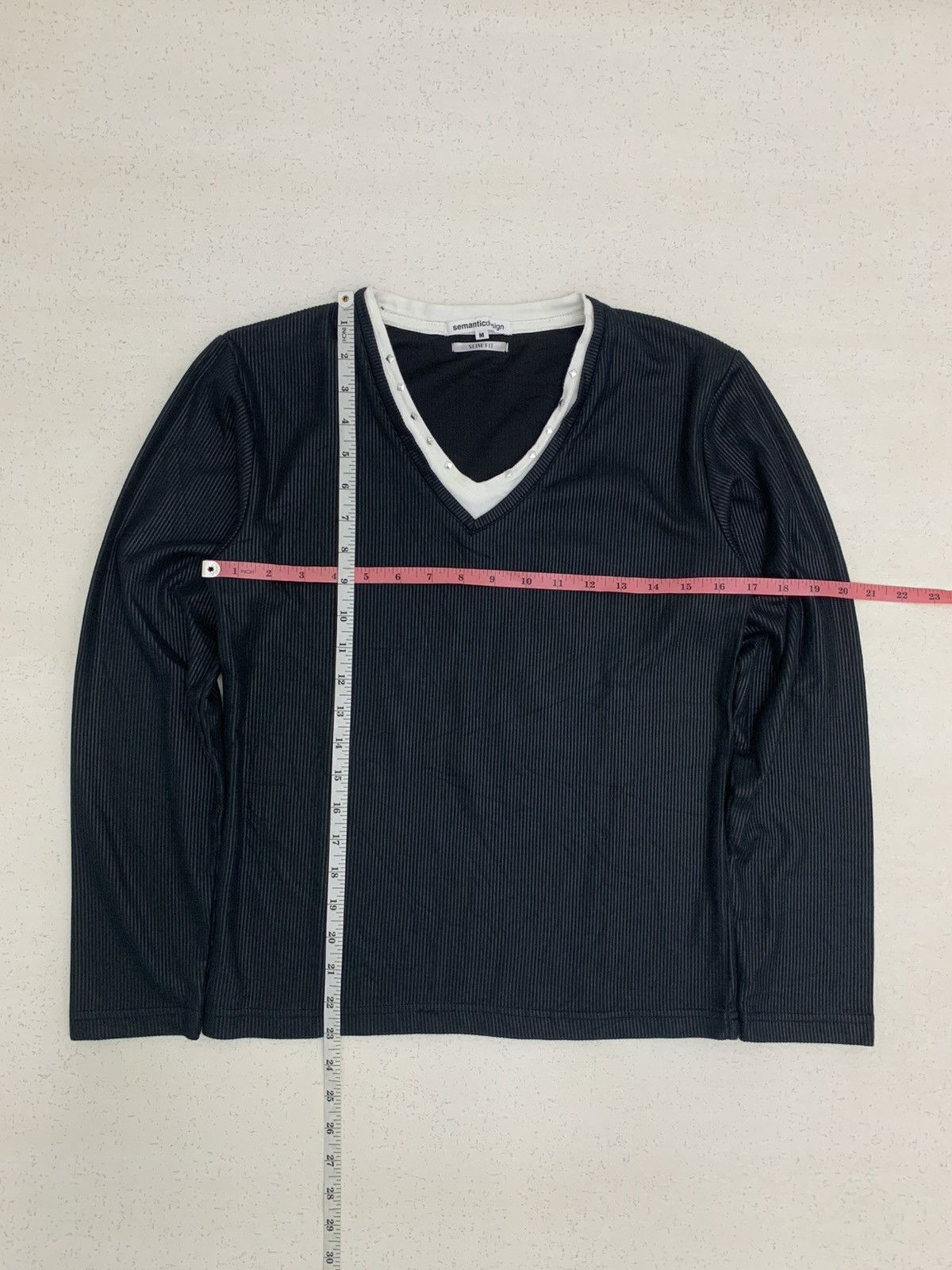 semanticdesign archive semanticdesign double layer slimfit if6w9 lgb style Size US M / EU 48-50 / 2 - 2 Thumbnail