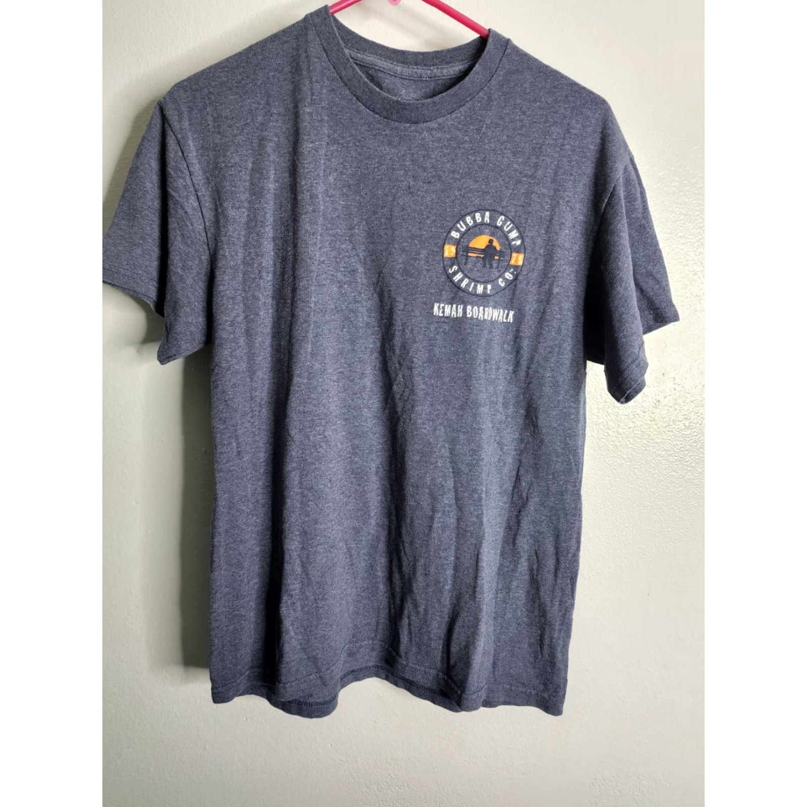 Shrimps Mens L Bubba Gump Shrimp Co. T Shirt Kemah Double Sided Quote Mens Size US L / EU 52-54 / 3 - 2 Thumbnail