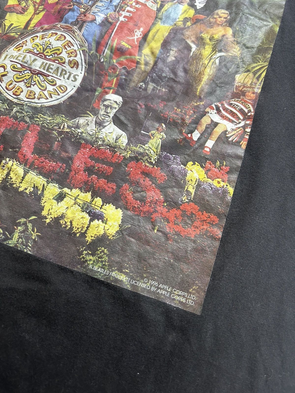 Band Tees × Vintage Vintage the Beatles lonely hearts 1996 tee Size US M / EU 48-50 / 2 - 3 Thumbnail