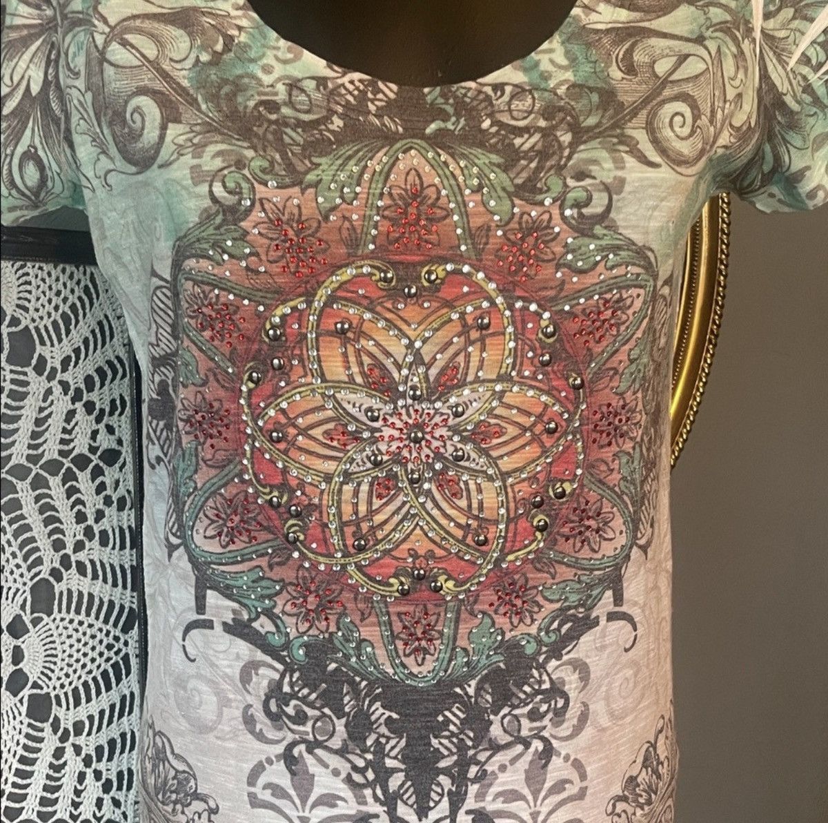 Buckle Black Daytrip vintage mandala top Size L / US 10 / IT 46 - 2 Thumbnail