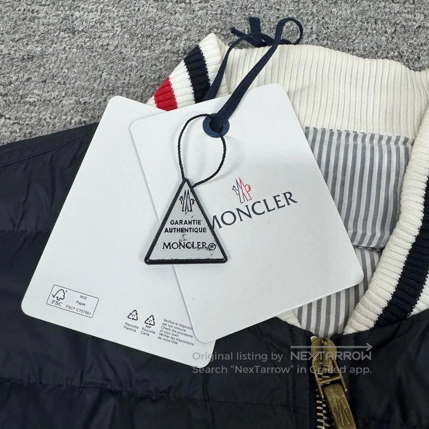 Moncler Moncler x Thom Browne Down Jacket. Size US L / EU 52-54 / 3 - 6 Thumbnail