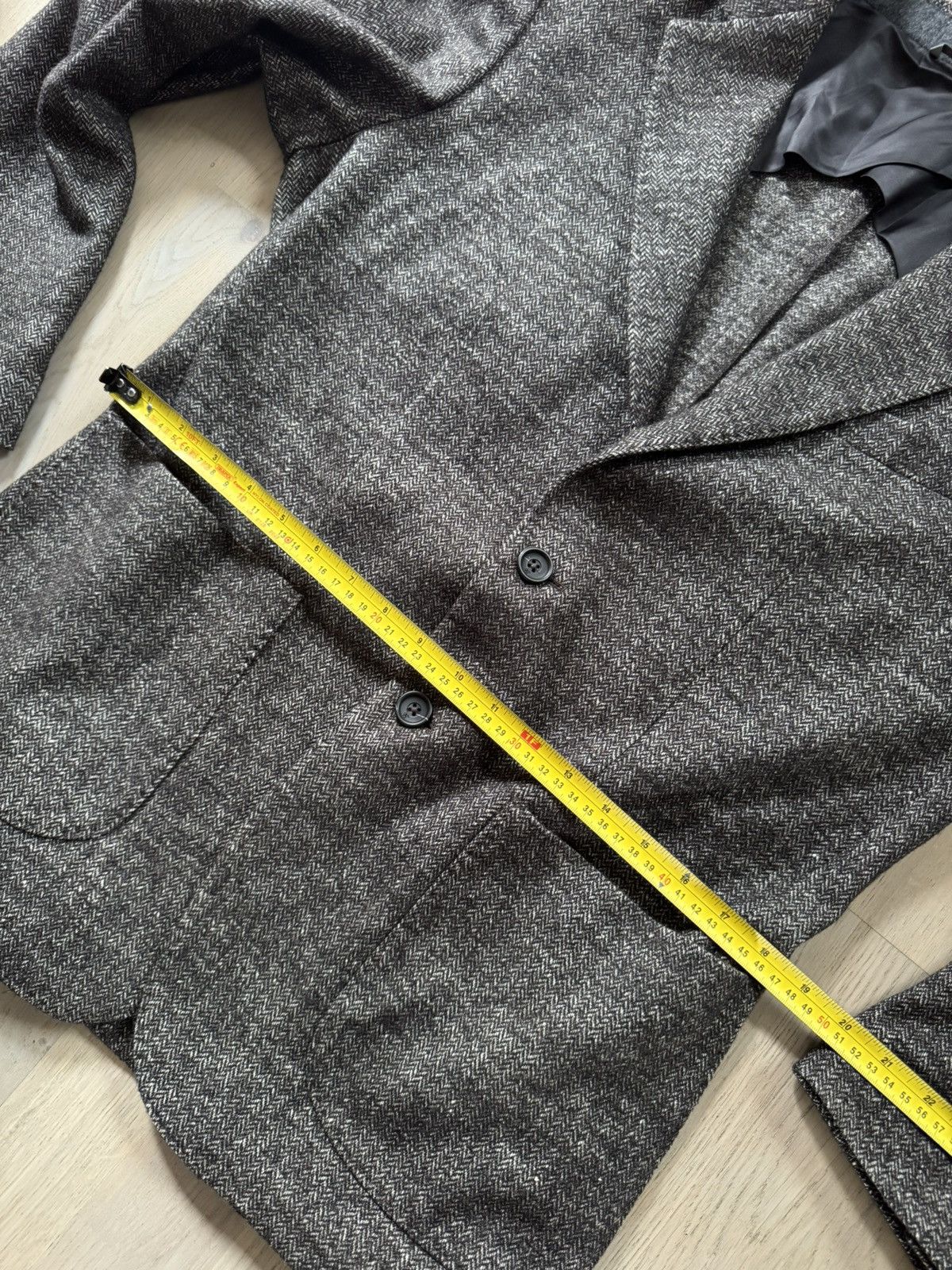 Canali CANALI blazer Sz 52 SEE REAL TAPE MEASUREMENTS IN PHOTOS!!!! Size 42R - 7 Thumbnail