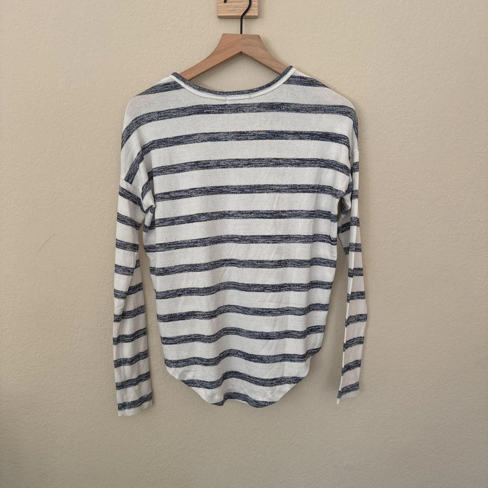 Rag & Bone Rag & Bone Striped Long Sleeve Women’s XXS Blue and White Size XXS / US 00 / IT 34 - 3 Thumbnail
