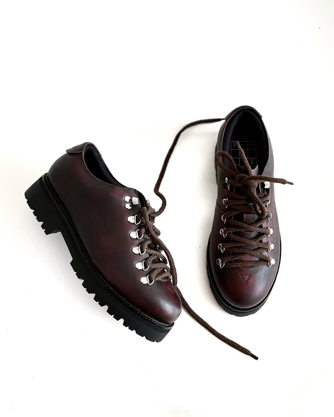Barneys New York Acantha Low Derby Boots Size US 10 / EU 43 - 3 Thumbnail