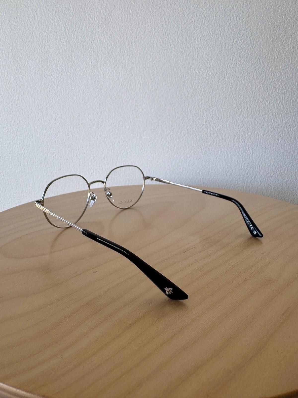Gucci New Gucci eyewear glasses GG1232OA 003 black silver mens Size ONE SIZE - 4 Thumbnail