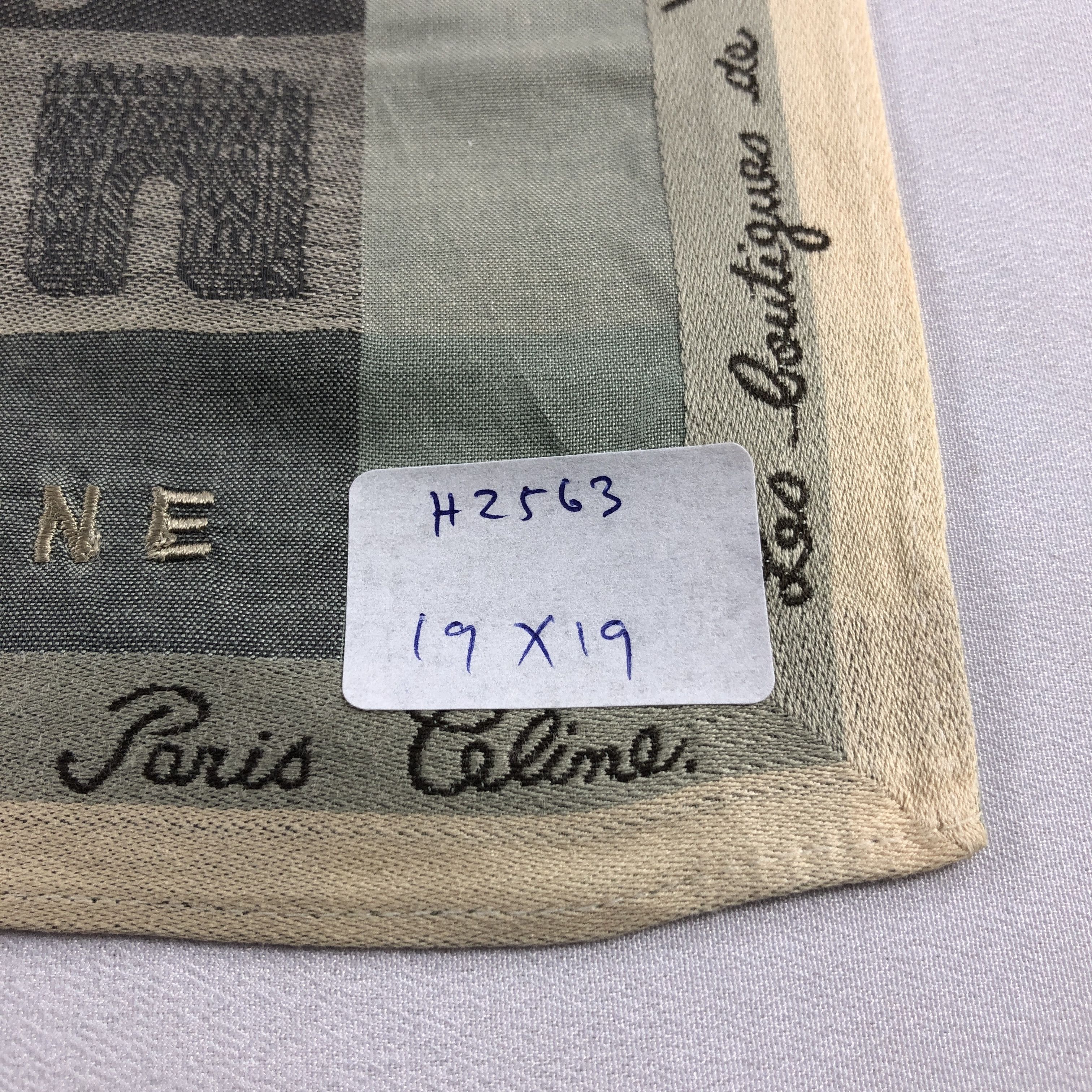Celine × Vintage CeLIne Handkerchief Neckerchief Bandana H2563 Size ONE SIZE - 8 Thumbnail
