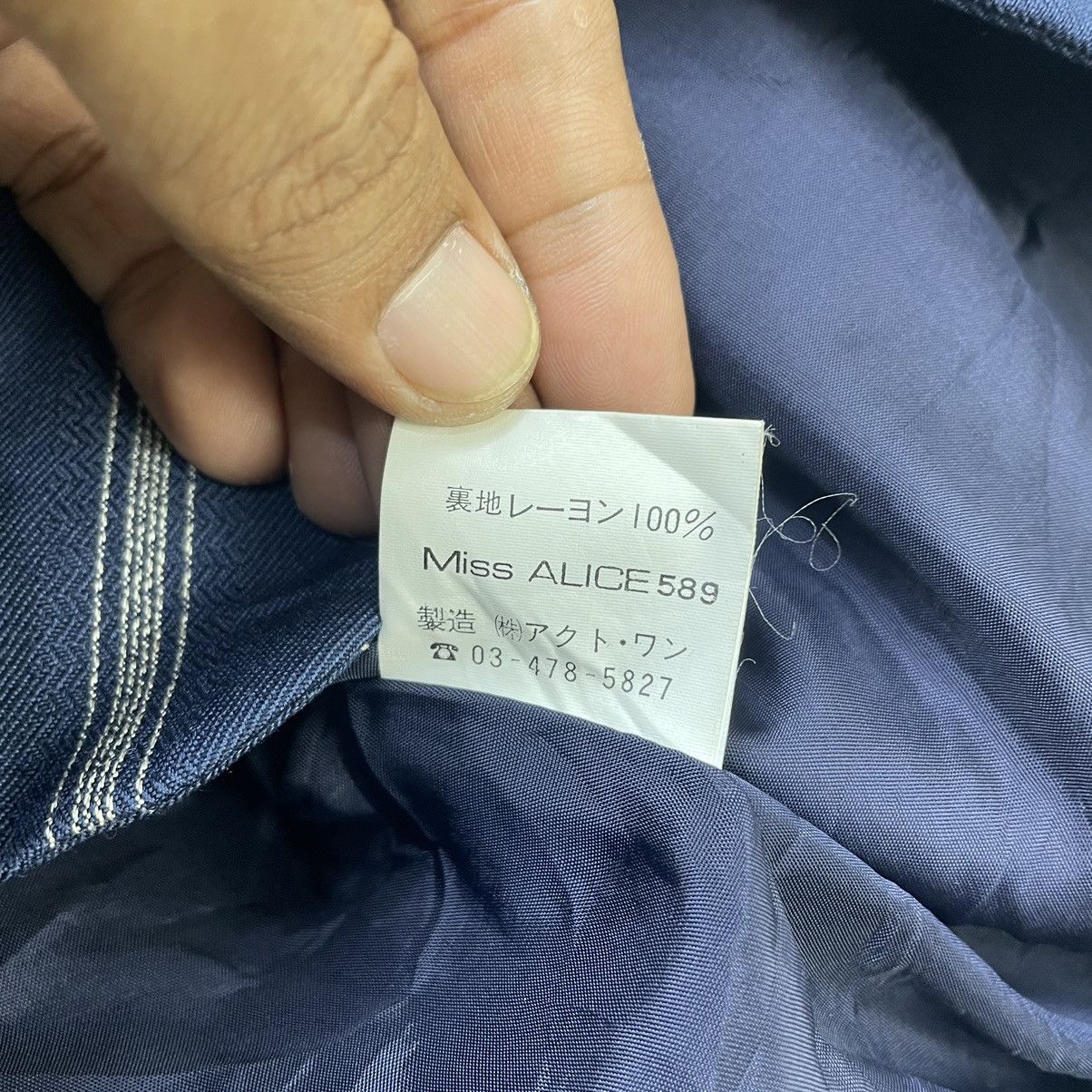 Issey Miyake 🔥MissAlice Brand Stripe Casual Jacket Inspired Issey Miyake Size US M / EU 48-50 / 2 - 4 Thumbnail