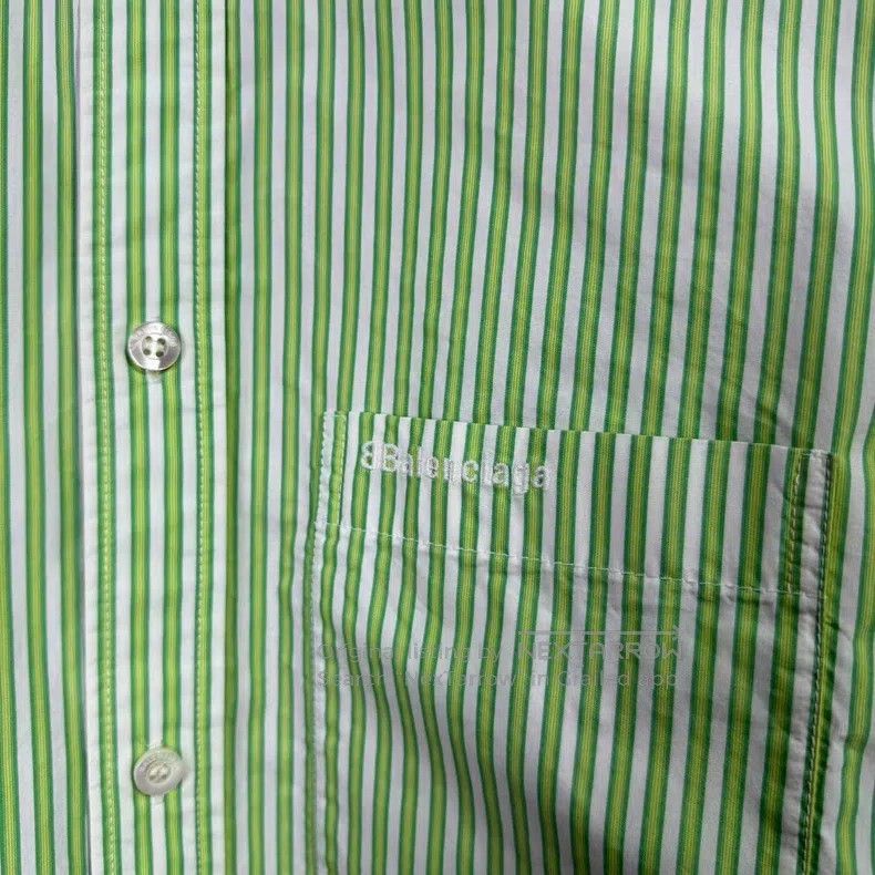Balenciaga Balenciaga Women's Striped Shirt Size XS / US 0-2 / IT 36-38 - 3 Thumbnail