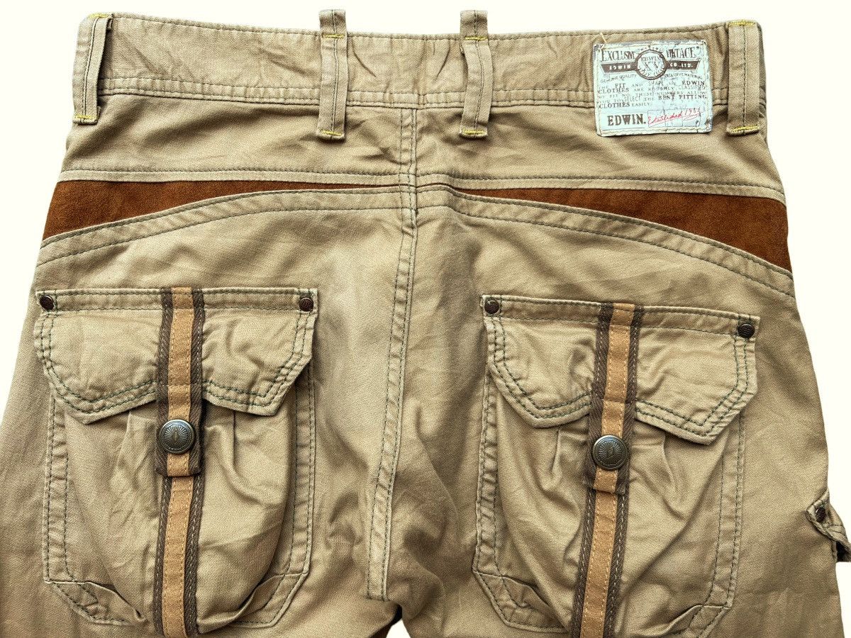 Edwin Edwin Multipocket Cargo Bondage Paracute Flare Pants 33x30 Size US 33 - 7 Thumbnail