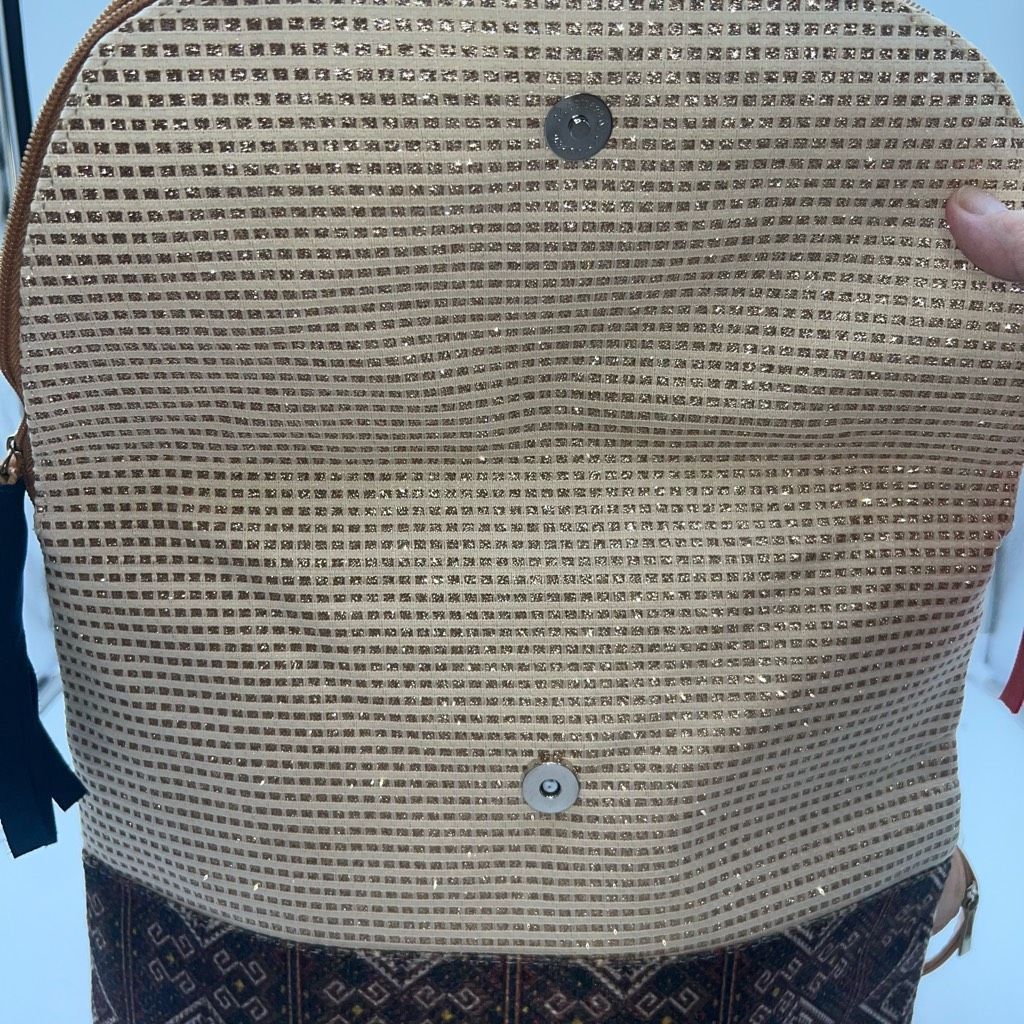 Other Boho Tassel And Gold Thread weaved Sling/Backpack Size ONE SIZE - 12 Thumbnail