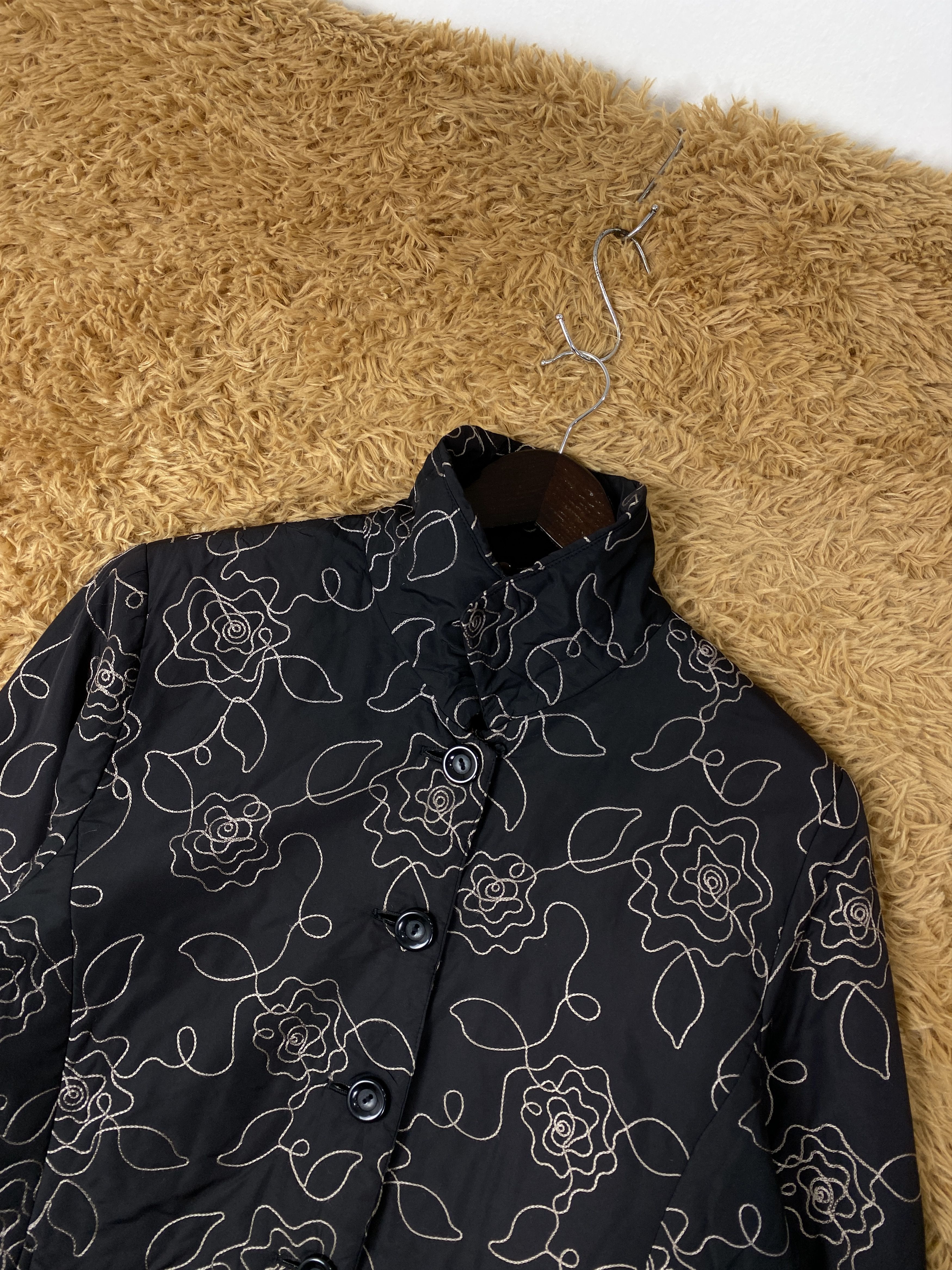 Japanese Brand Vintage Frohlich Flower Art Jacket J2002 Size US XS / EU 42 / 0 - 2 Thumbnail