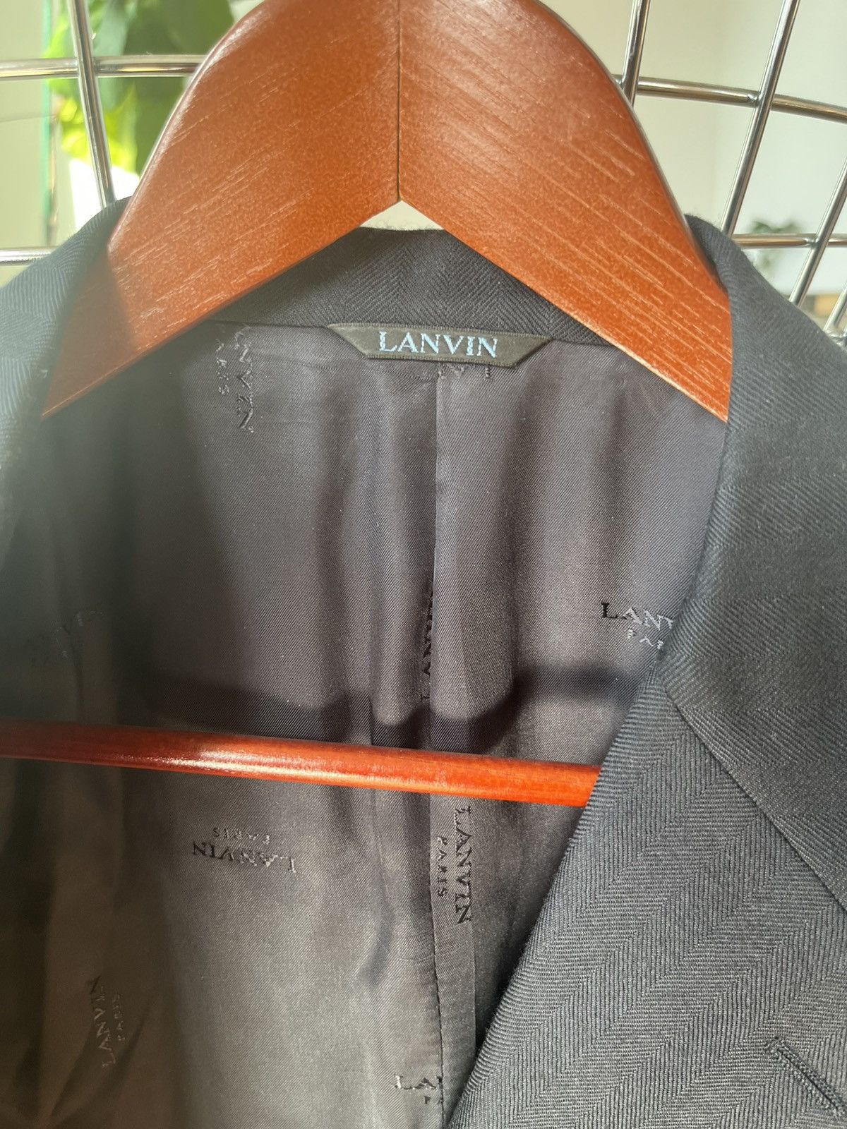 Lanvin Lanvin Cashmere Sportcoat blazer Large/52R gold buttons Size 52R - 3 Thumbnail