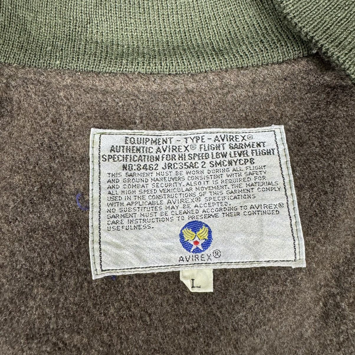 Avirex × Vintage ☀️AVIREX USN DECK ZIPPER JACKET Size US L / EU 52-54 / 3 - 11 Thumbnail