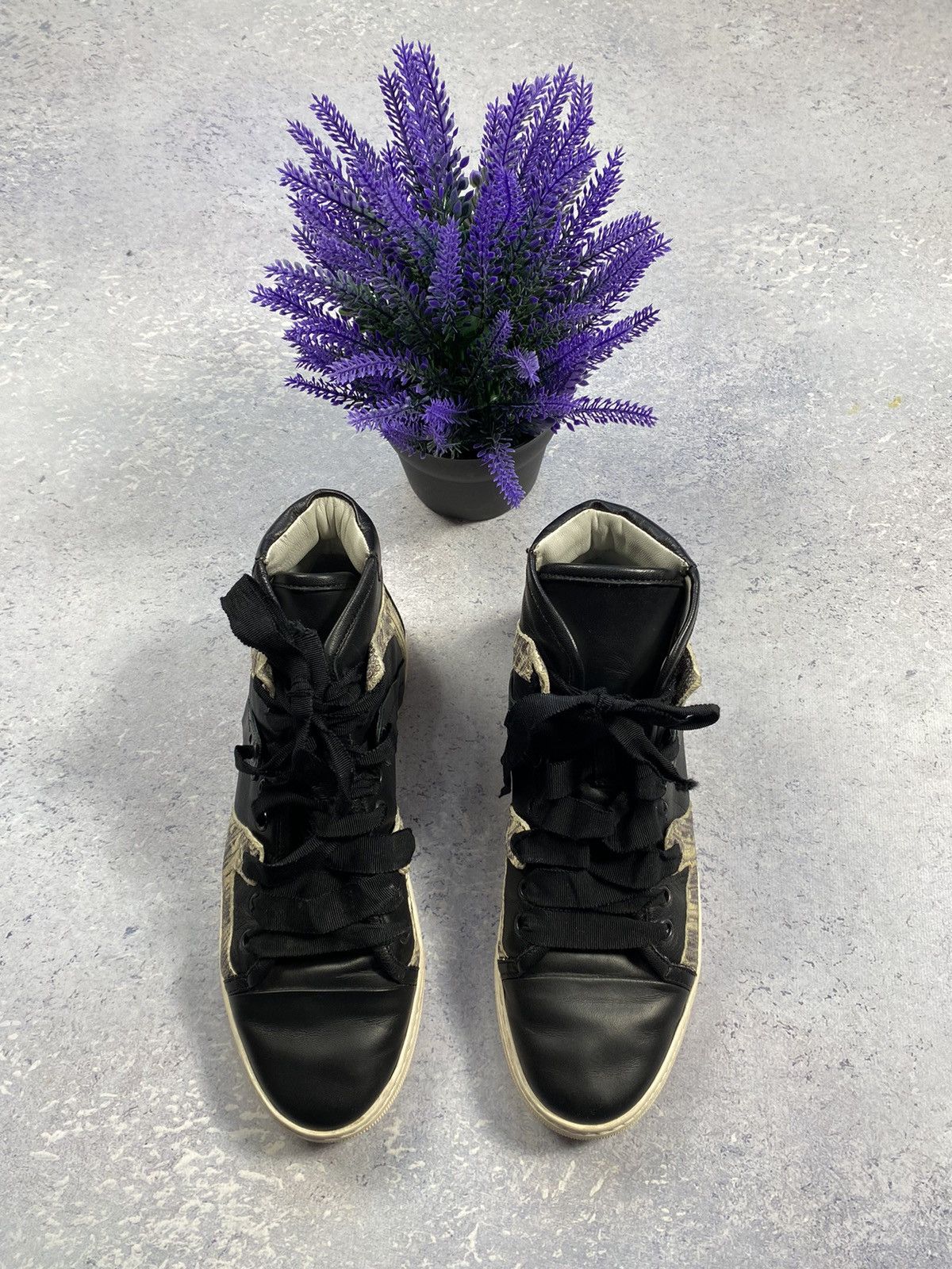 Lanvin Lanvin Women’s Hi-Top Sneakers Size EUR 37 Size US 7 / IT 37 - 3 Thumbnail