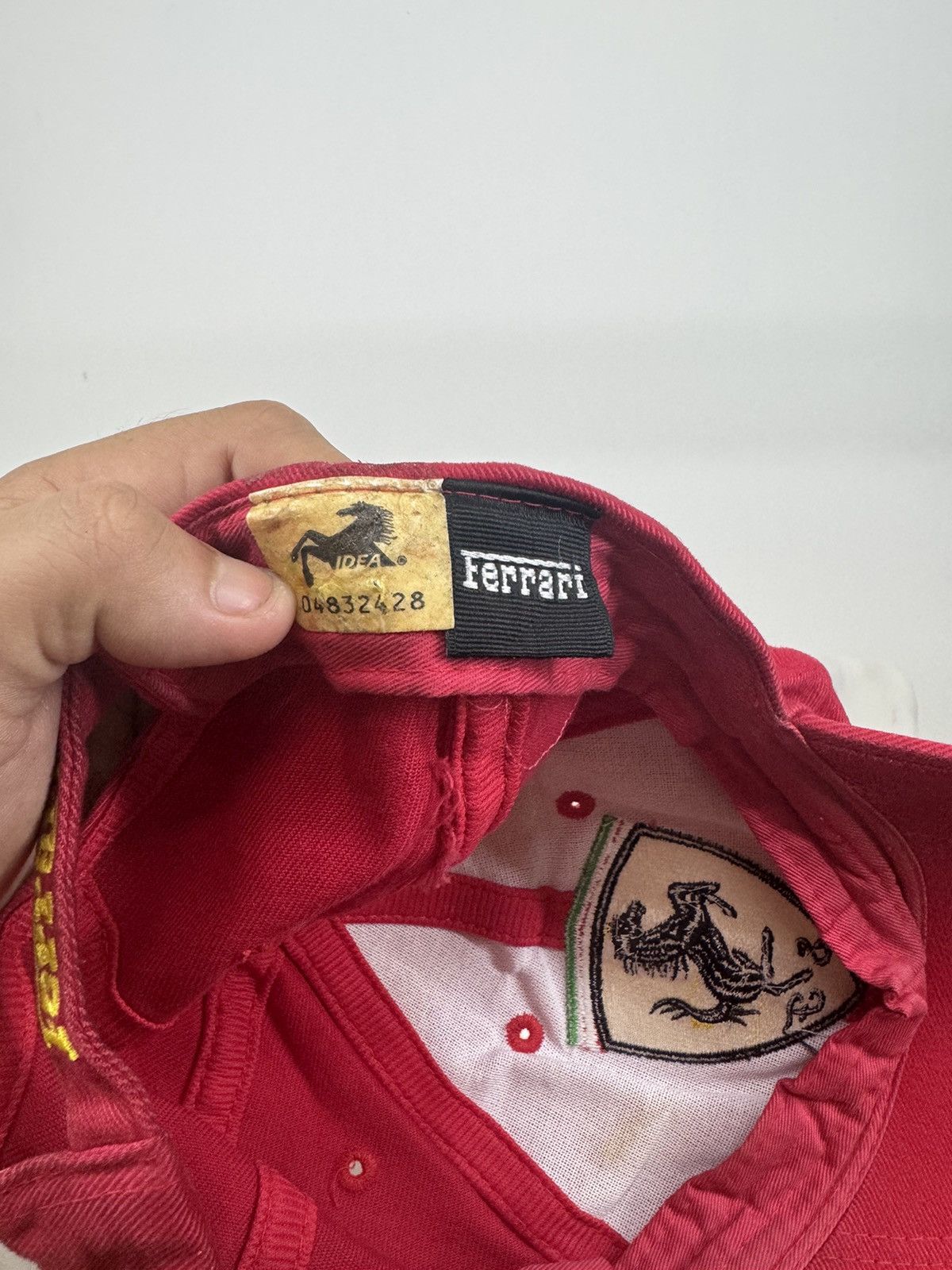 Ferrari Vintage Idea Ferrari Embroidery Archive Hat Size ONE SIZE - 5 Thumbnail