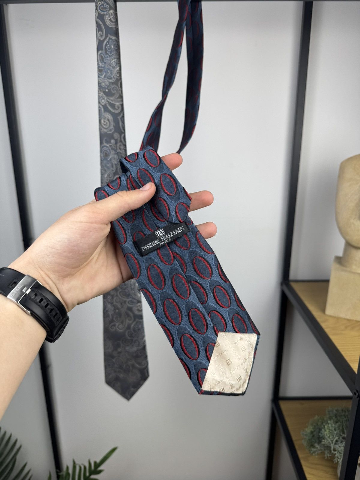 Pierre Balmain Authentic 2x Vintage Pierre Balmain Tie Size ONE SIZE - 4 Thumbnail