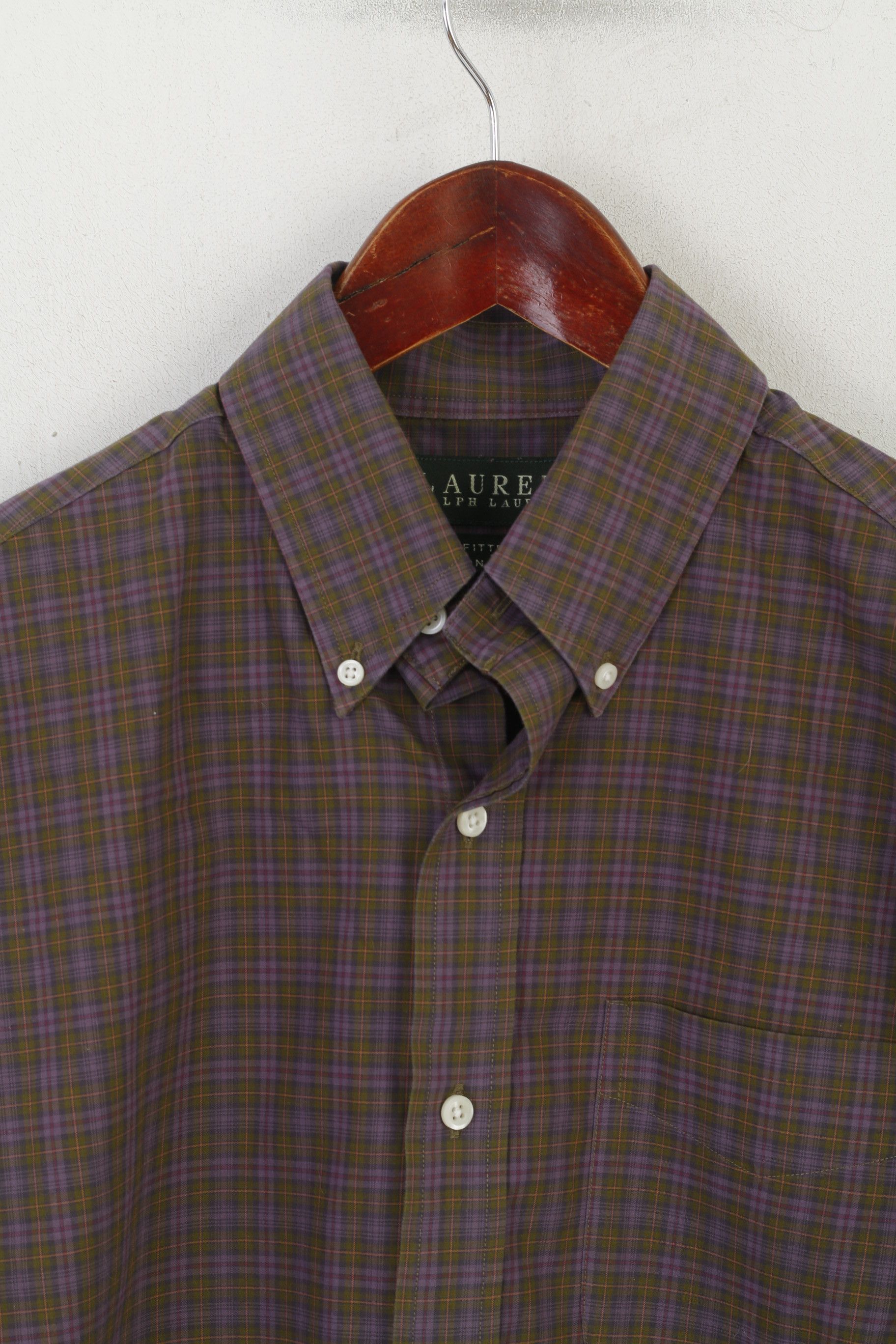 Lauren Ralph Lauren Lauren Ralph Lauren Men M Casual Shirt Purple Green 6889 Size US M / EU 48-50 / 2 - 3 Thumbnail