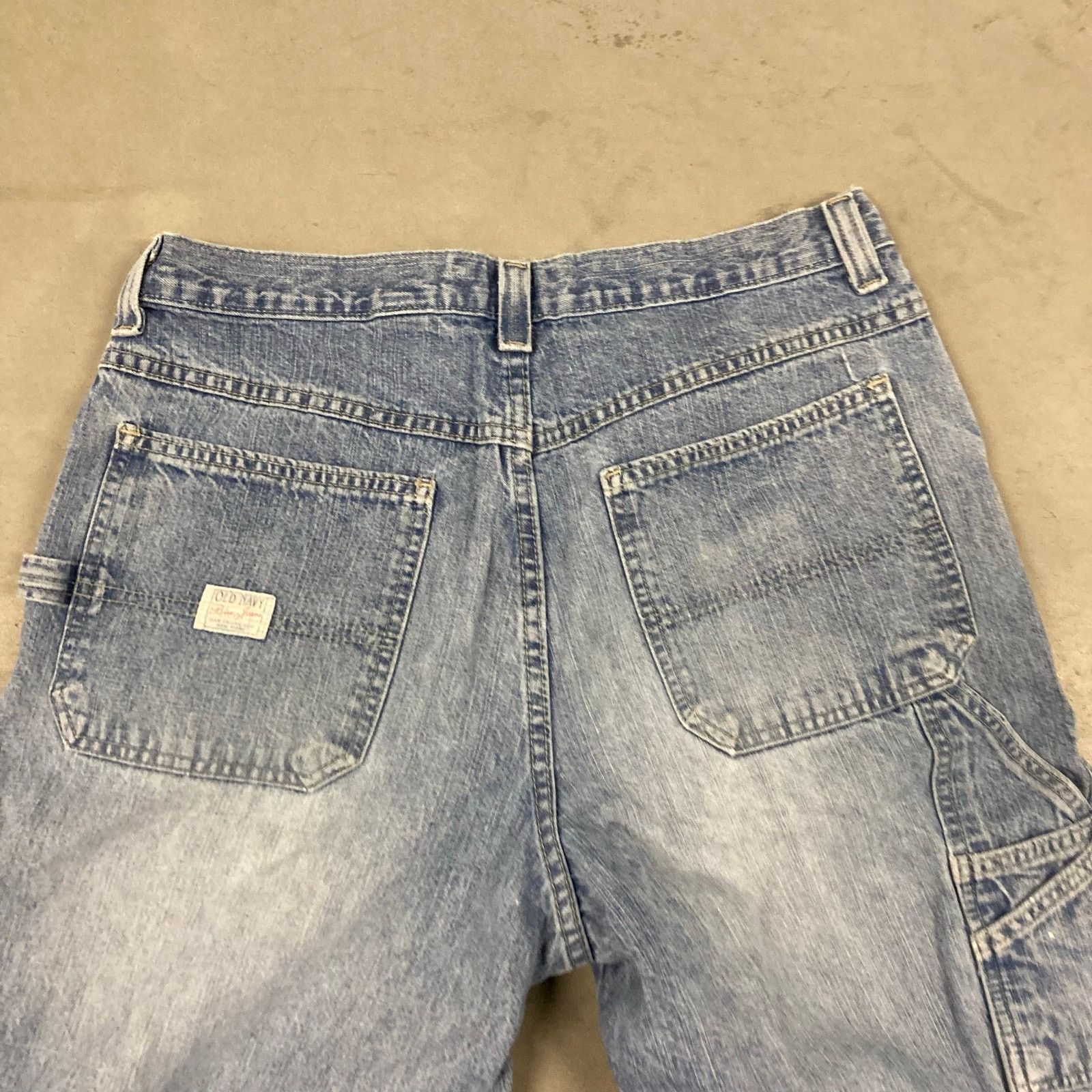 Old Navy × Vintage vintage baggy old navy cargo painter carpenter jeans 34x34 Size US 34 / EU 50 - 3 Thumbnail