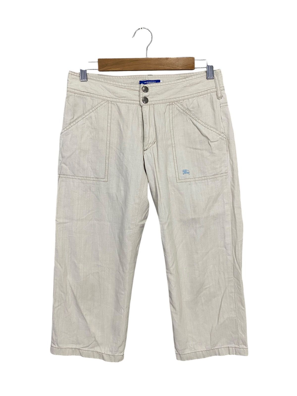 Burberry × Burberry Prorsum × Vintage Burberry london blue label short pant small logo size 38 Size US 29 - 1 Thumbnail