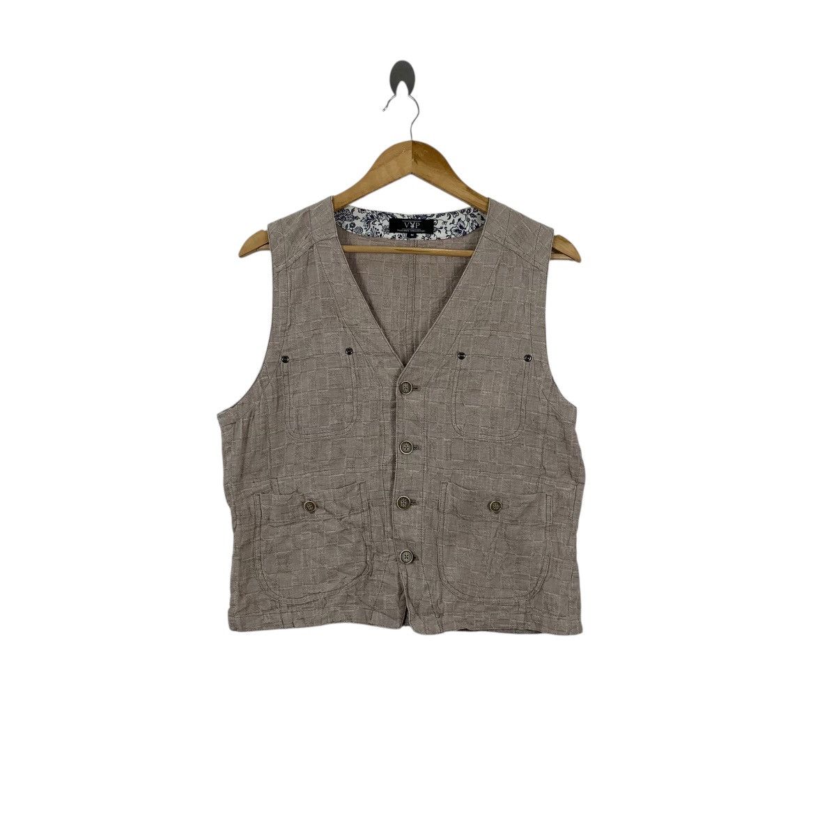Playboy Vintage PLAYBOY VIP COLLECTION Paisley Vest Top Sleeveless Size M / US 6-8 / IT 42-44 - 1 Thumbnail