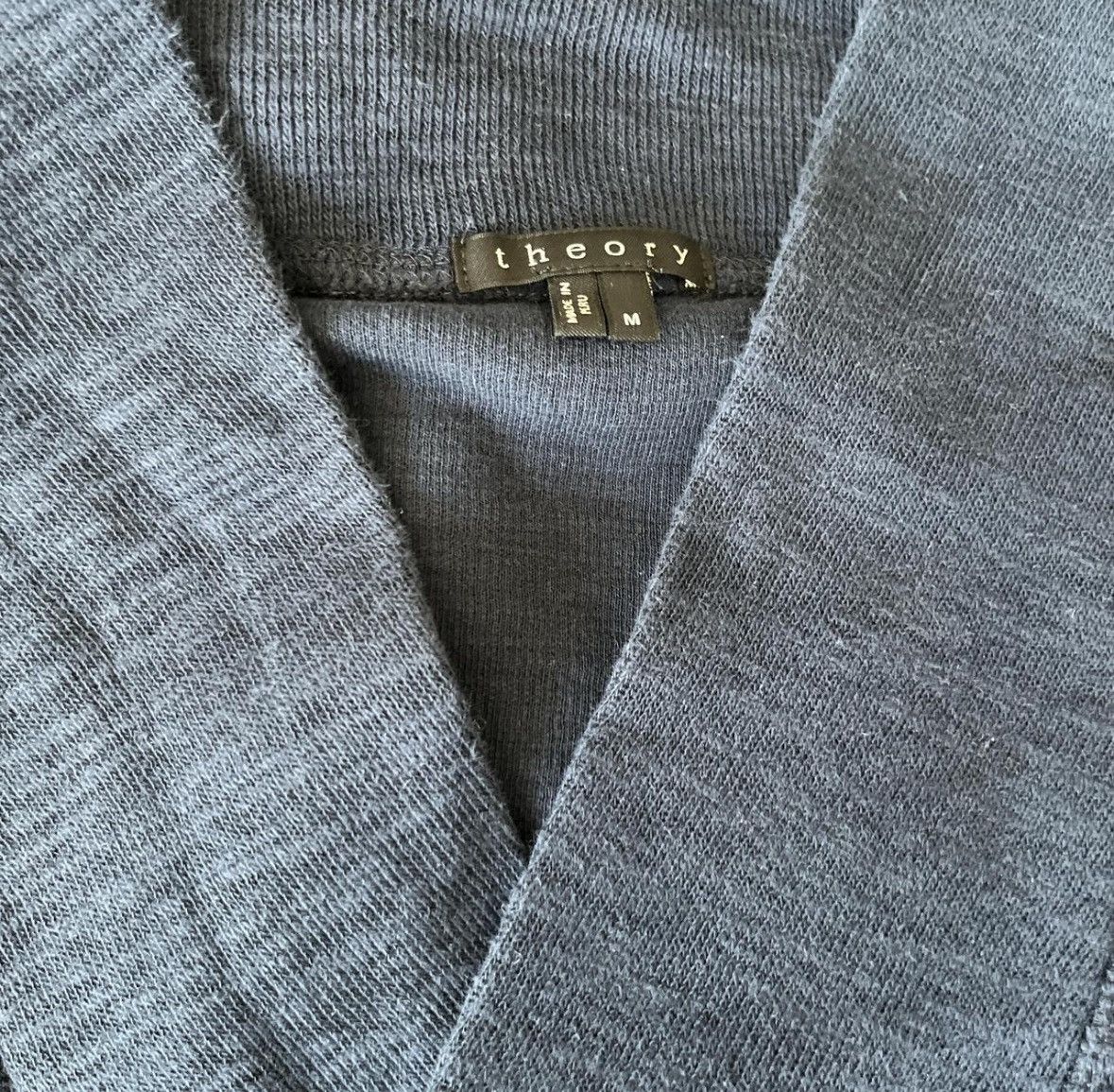 Theory Theory Navy Pocket Sweater Size US M / EU 48-50 / 2 - 2 Thumbnail