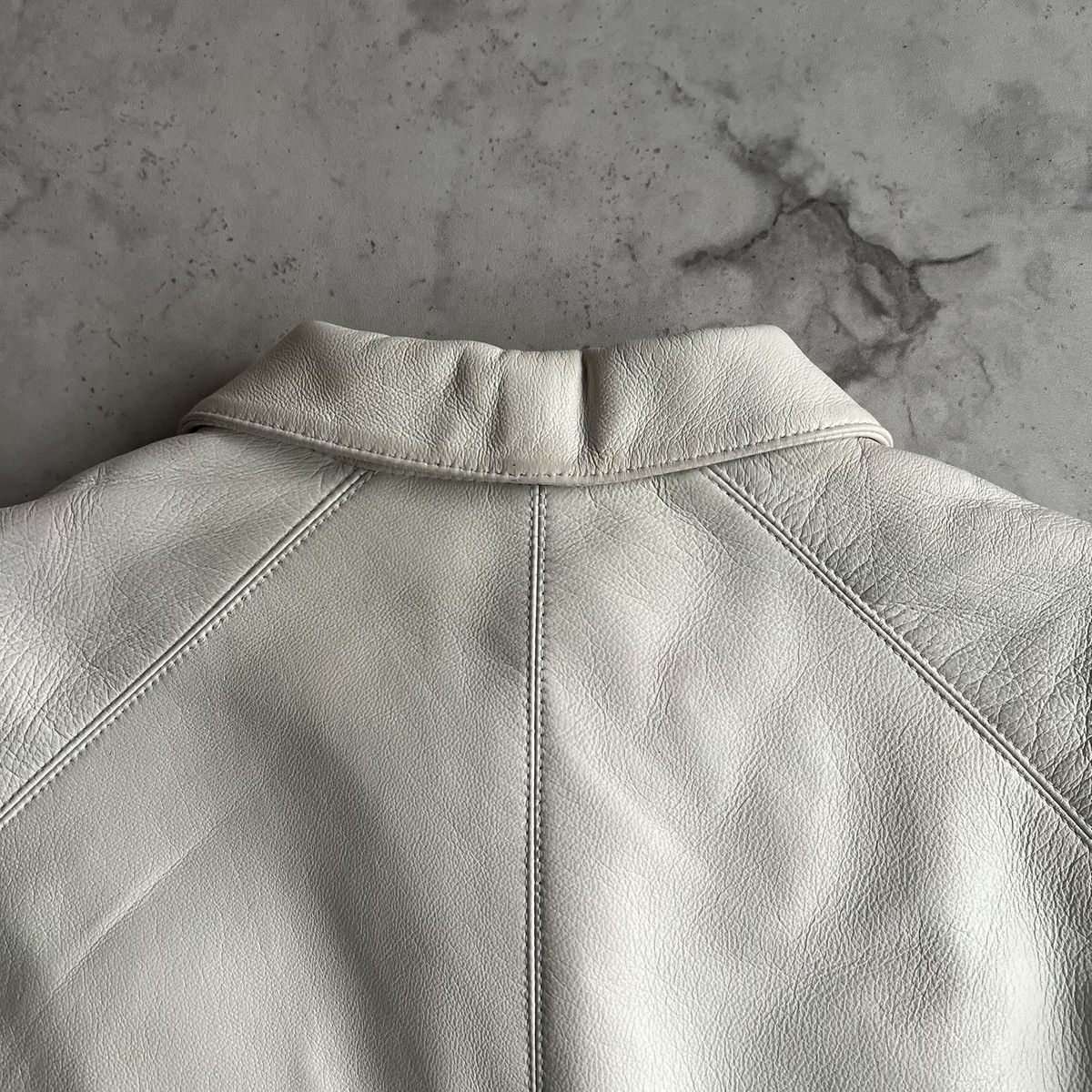 Versace 2000’s Versache Leather Moto Zipper Jacket Size US XS / EU 42 / 0 - 7 Thumbnail