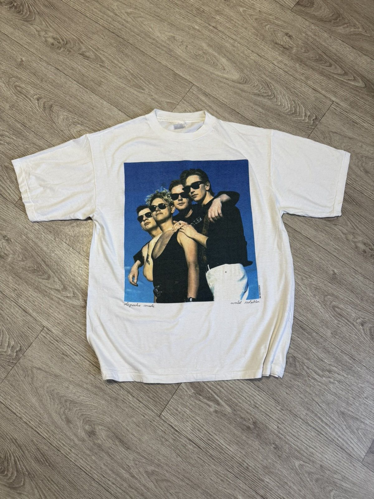 Band Tees Rare Vintage Depeche Mode - 1990 World Violator Tour T-shirt Size US XL / EU 56 / 4 - 1 Thumbnail