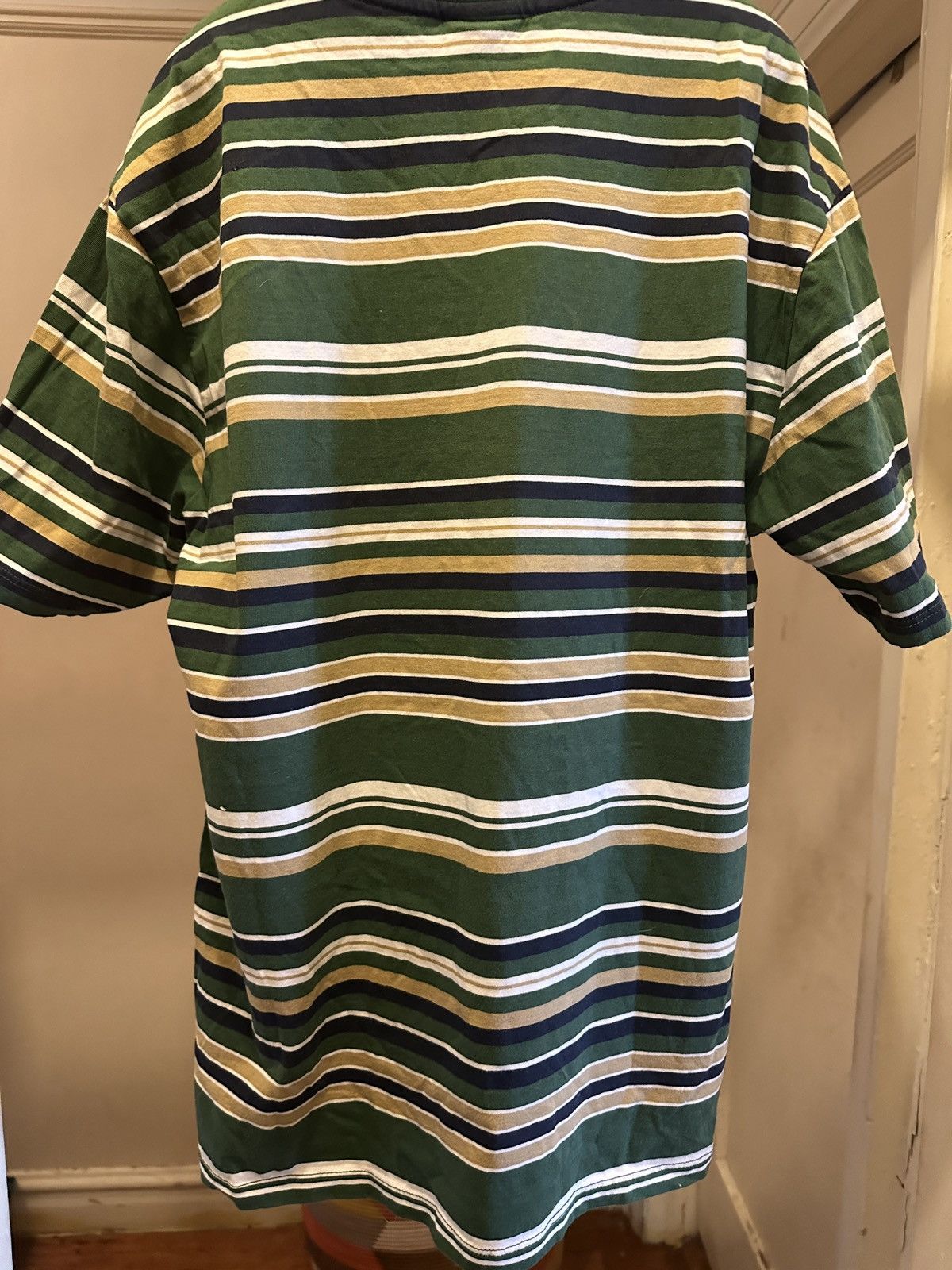 Guess Guess Originals Striped Tee Green Size US M / EU 48-50 / 2 - 3 Thumbnail