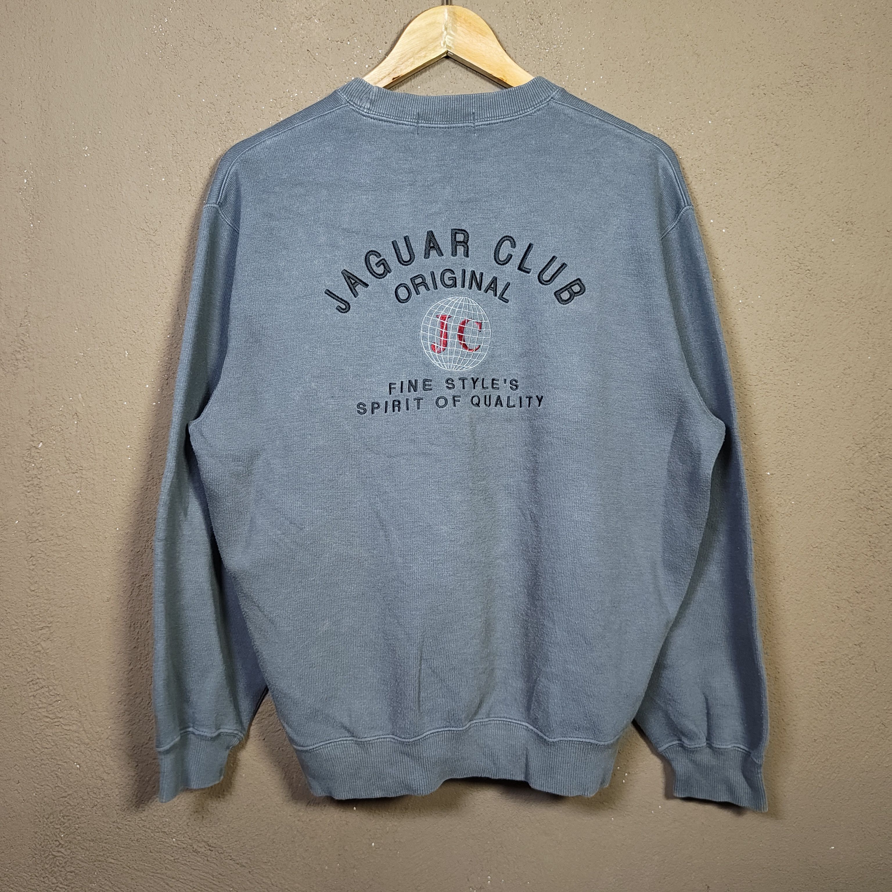 Vintage Vintage Y2K JAGUAR CLUB Embroidered Backhit Sweatshirt Size US M / EU 48-50 / 2 - 2 Thumbnail
