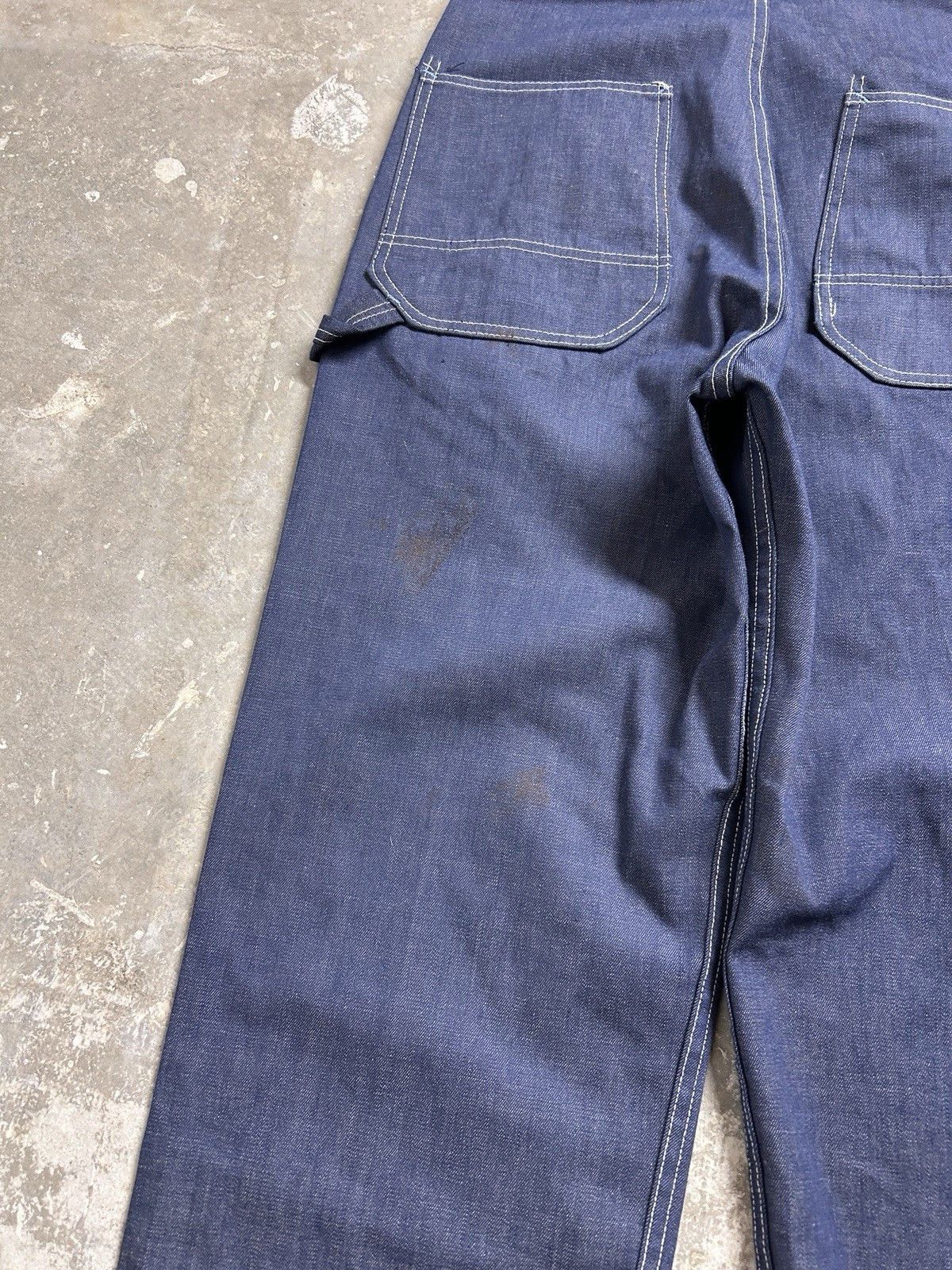 Sears Vintage 70s Sears Union Made Denim Overalls Bibs 32x29 Size US 32 / EU 48 - 4 Thumbnail
