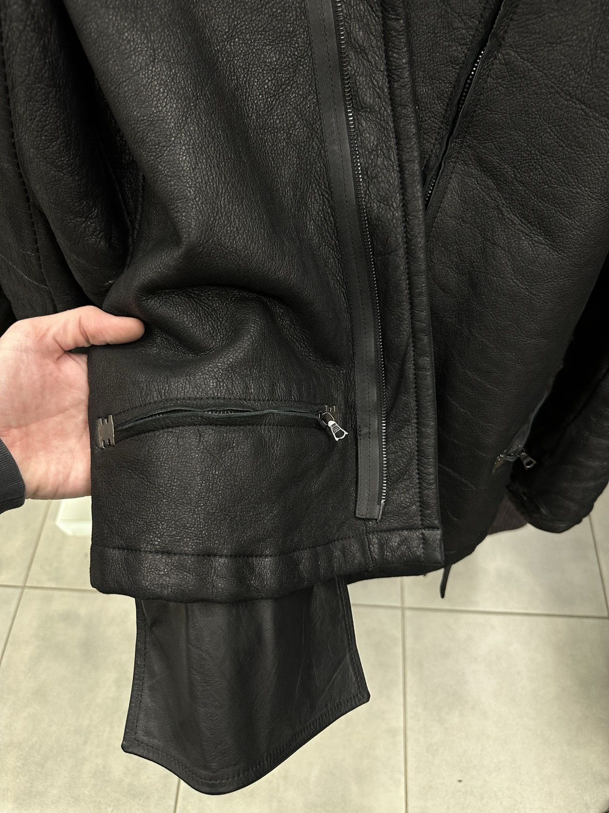 BNWT! Isaac Sellam Experience Lamb Leather Ambilavant Jacket