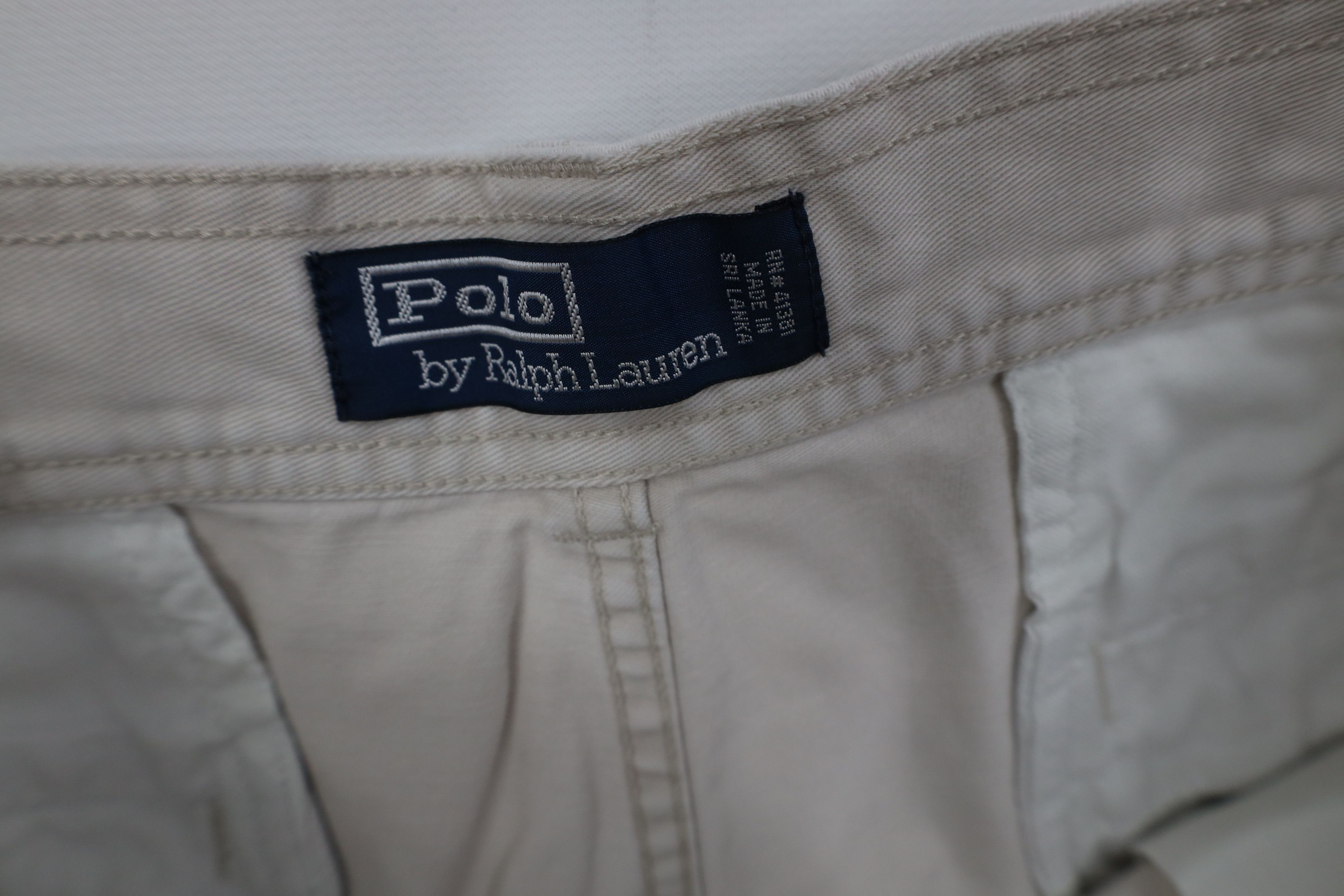 Ralph Lauren Vintage 90s Ralph Lauren Chino Cargo Shorts Stone Beige Size US 32 / EU 48 - 7 Thumbnail