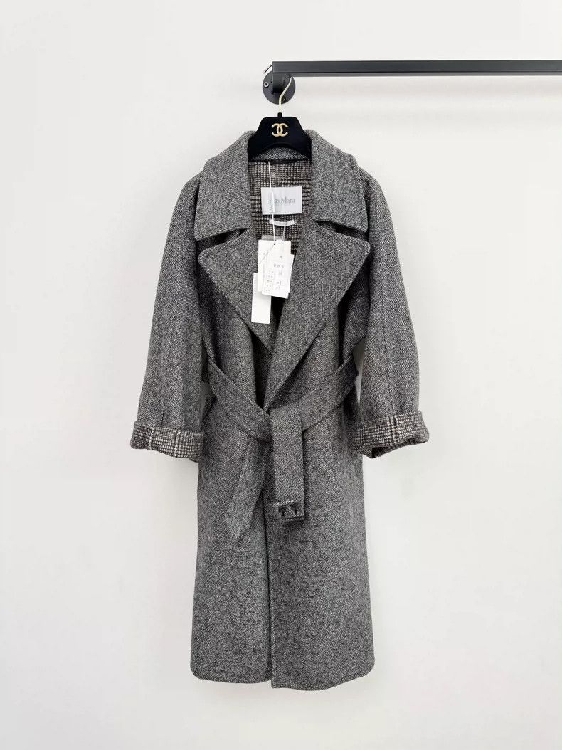 Max Mara Max Mara Wool mohair coat Size S / US 4 / IT 40 - 1 Thumbnail