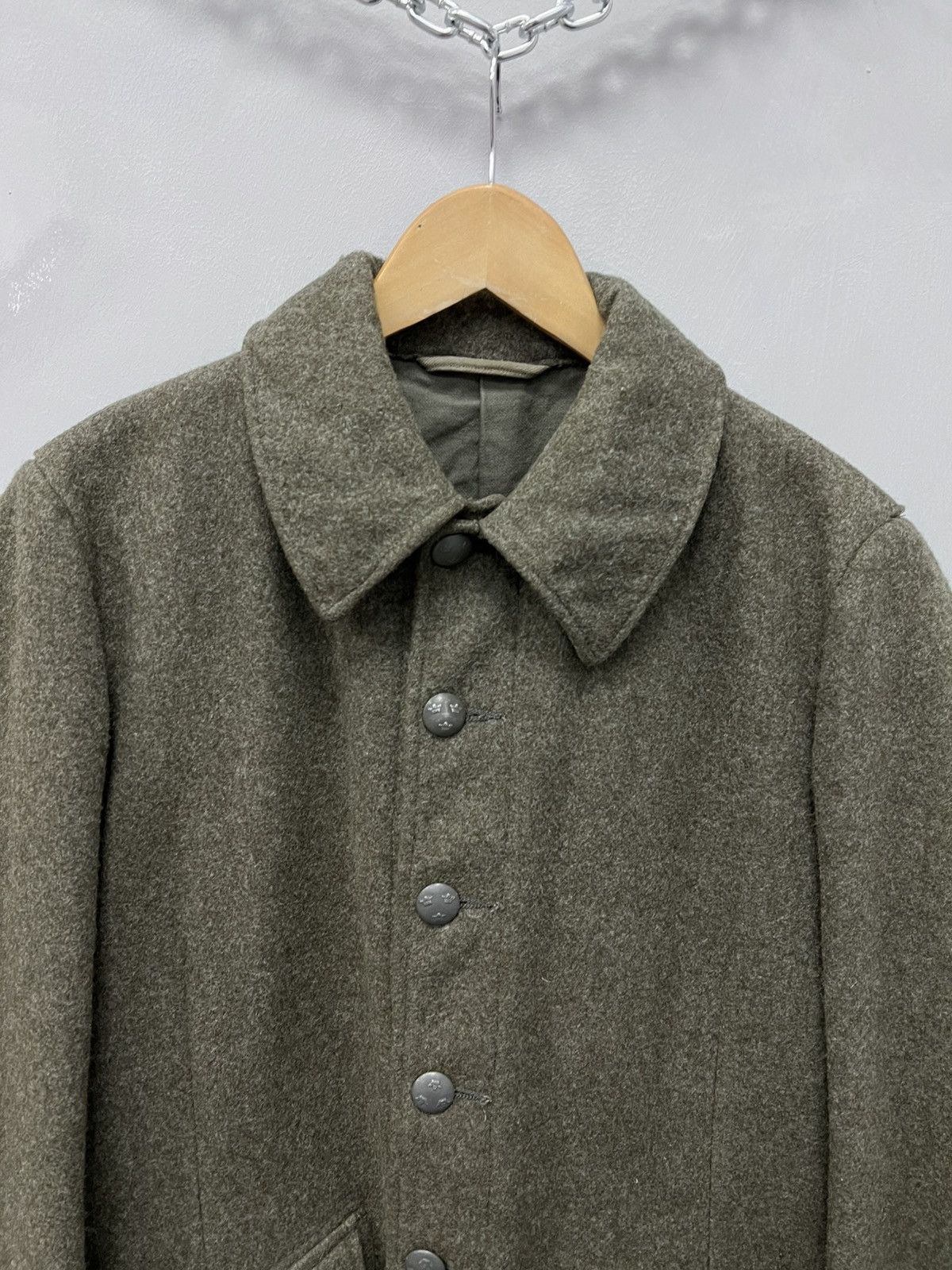 Japanese Brand × Vintage Vintage Wool Jacket Swedish Military 1955 Heavy Jacket Army Size US M / EU 48-50 / 2 - 3 Thumbnail