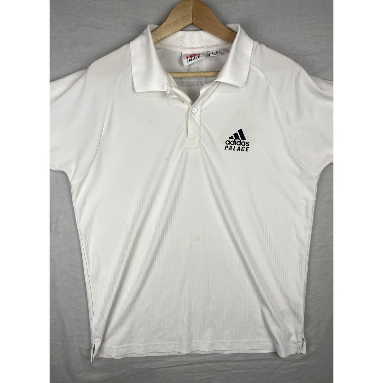Adidas Palace Adidas Polo Shirt Mens M White Striped Collared Button Up Polo Shirt Adidas Originals Shirt Mens M White Striped Beach City Outdoor Preppy Size US M / EU 48-50 / 2 - 2 Thumbnail