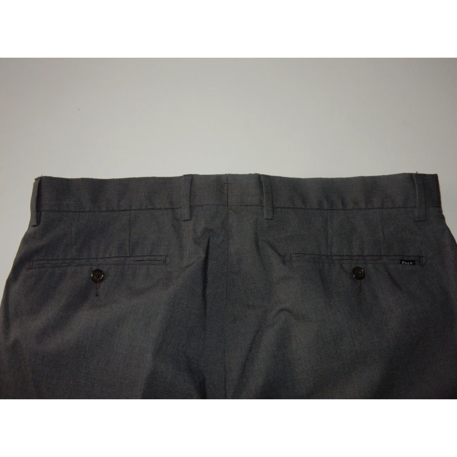 Polo Ralph Lauren VINTAGE Polo Ralph Lauren Men's Flat Front Dress Pants Size 34x26 Gray Size US S / EU 44-46 / 1 - 2 Thumbnail